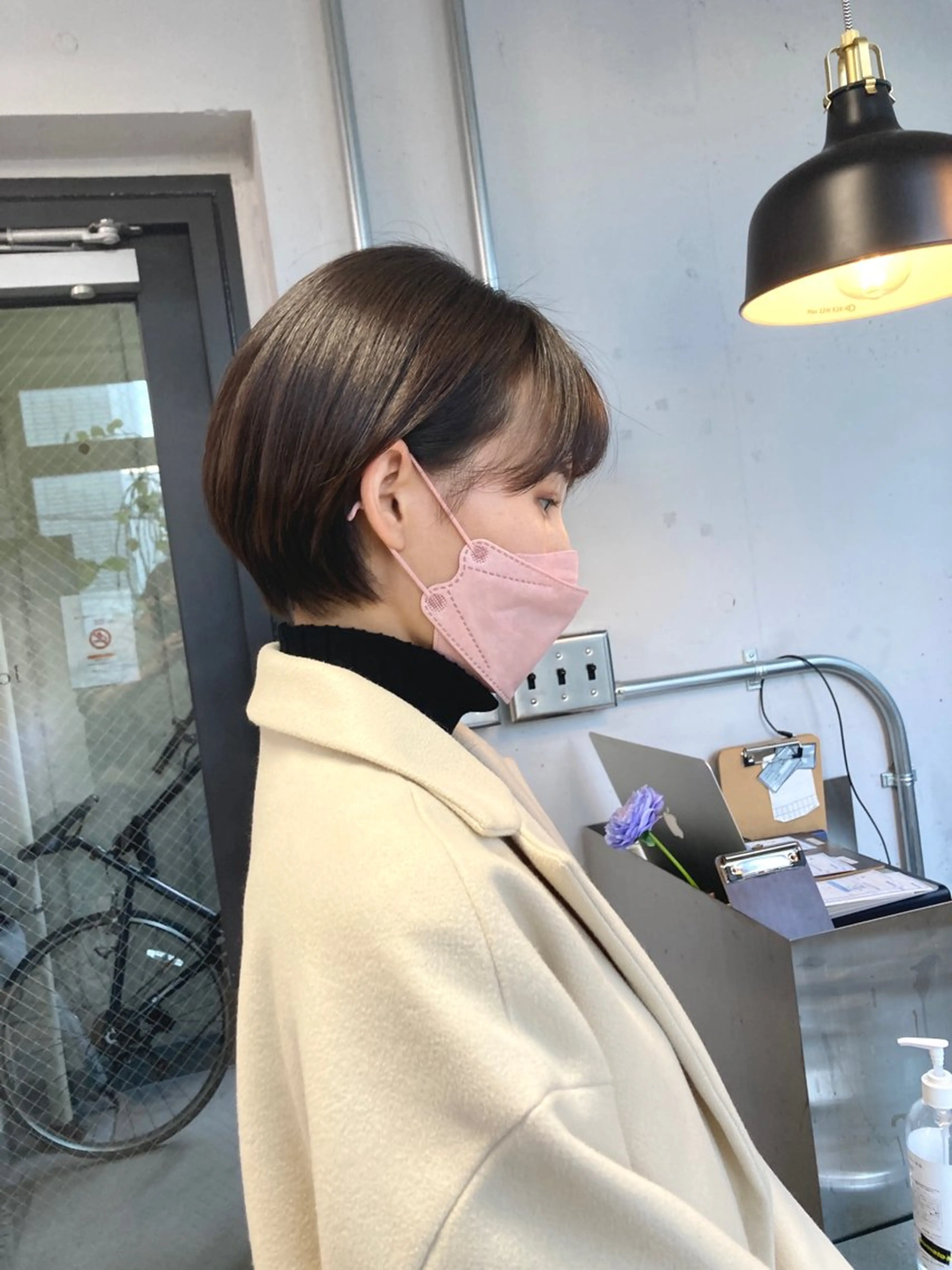 ショート カット ヘアカラー トリートメント 新井 広樹のヘアスタイル