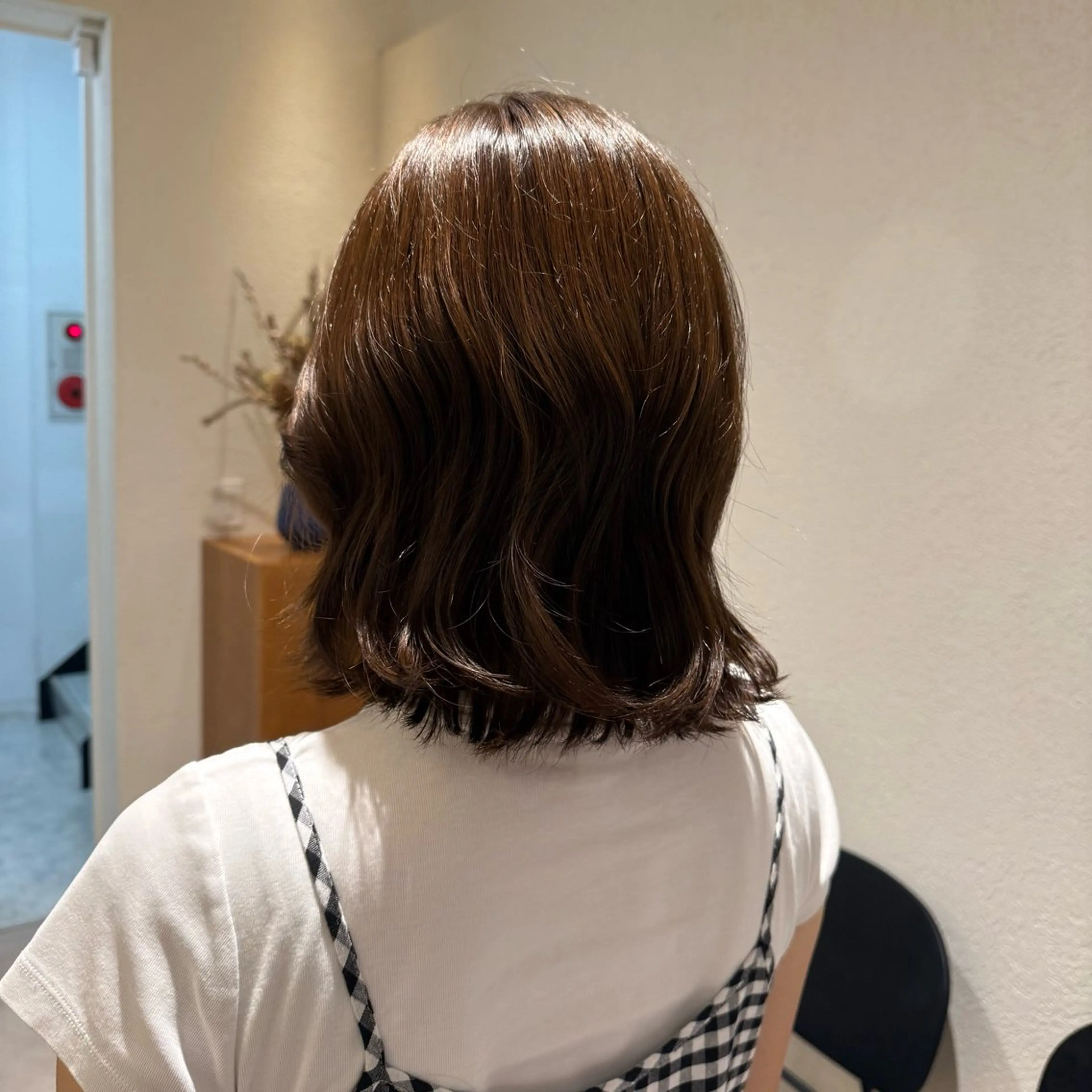 ミディアム カラー ヘアカラー 暖色カラー/白髪染め yiye＊ちさとのヘアスタイル