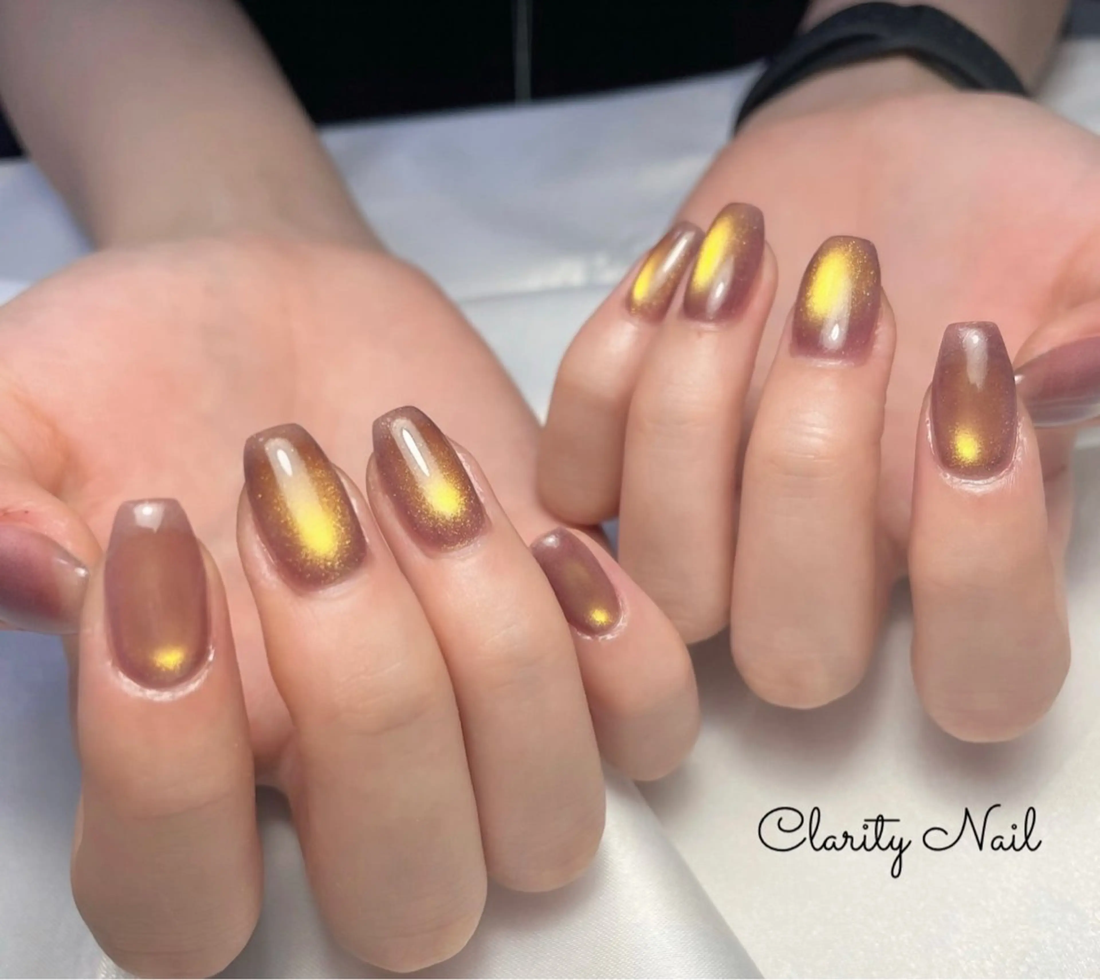 ネイル マグネットネイル ワンカラーネイル ハンドネイル Clarity Nailのネイルデザイン