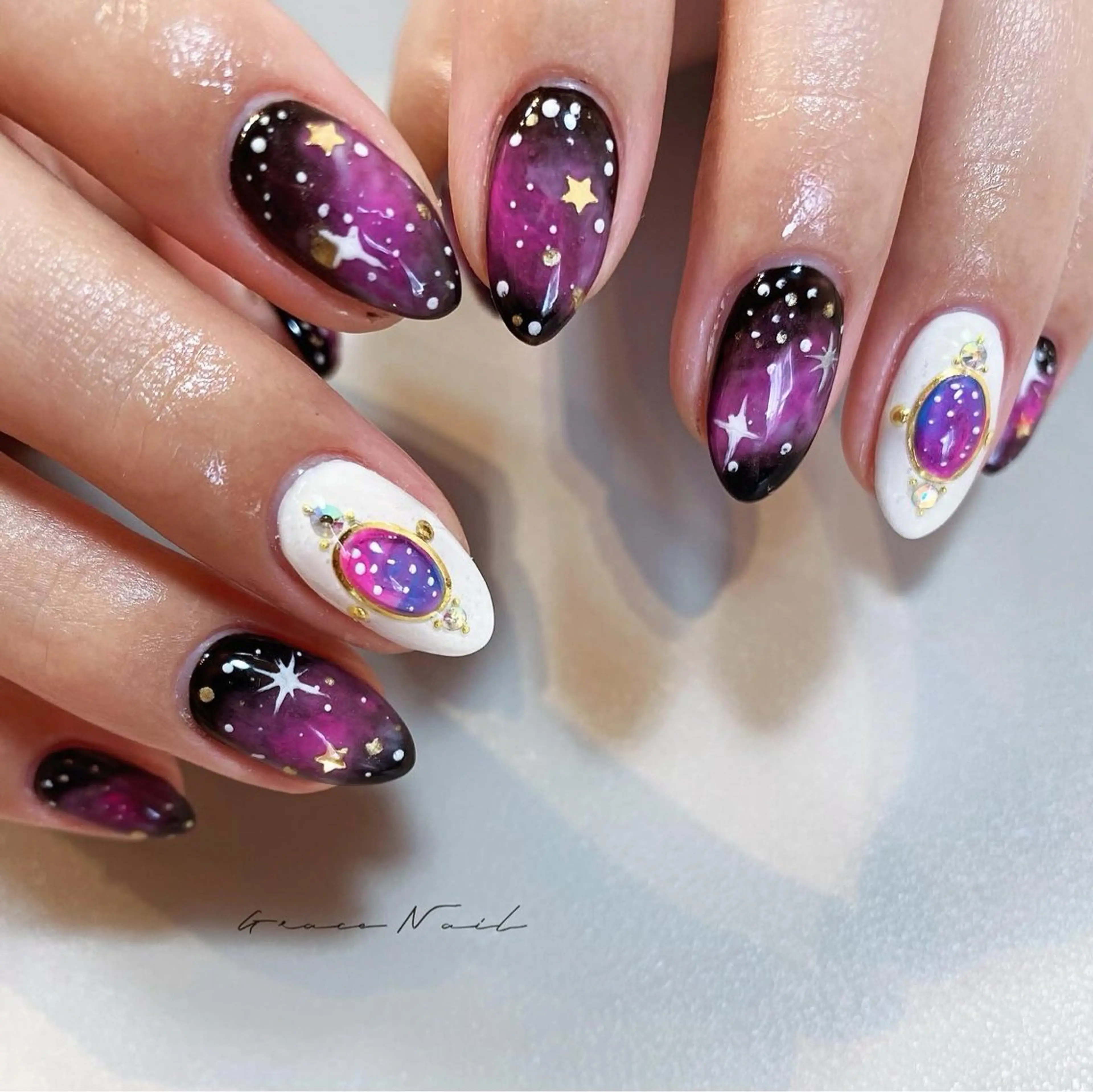 ネイル ハンドネイル ☆*｡Grace Nail｡*☆のネイルデザイン