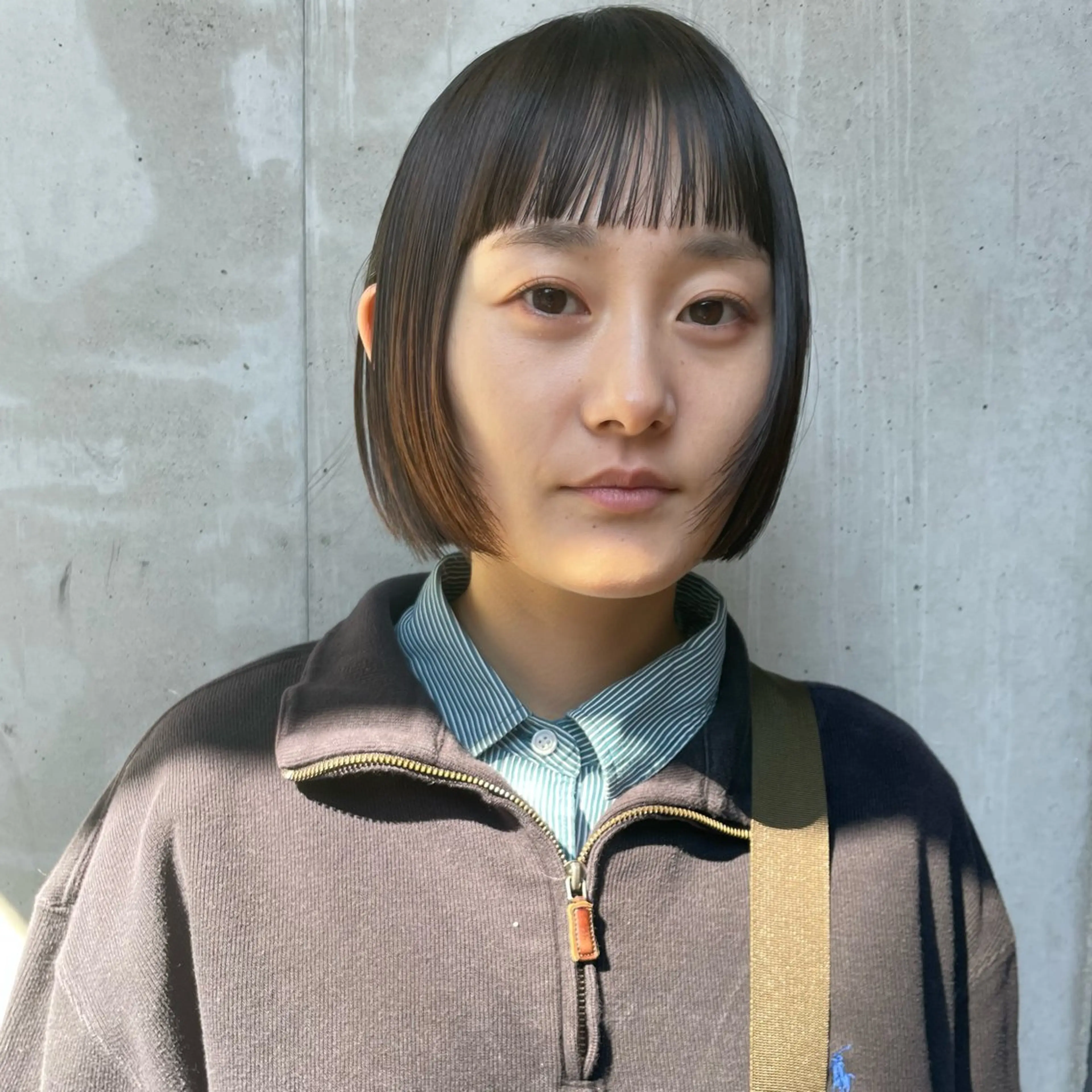 ショート カラー カット ヘアカラー ホリケ アオイのヘアスタイル