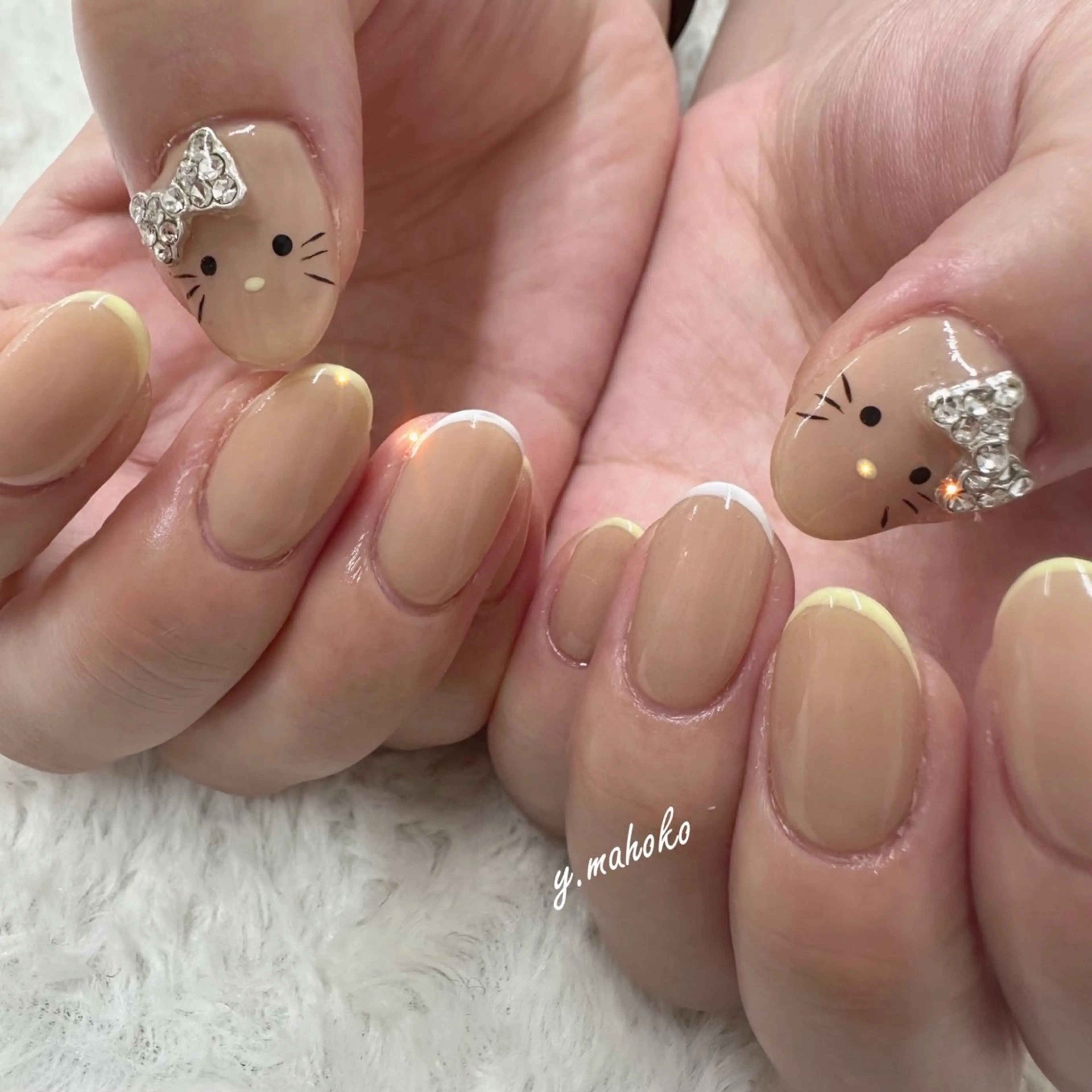 ネイル ハンドネイル She nail studio 原宿所属・パラジェル有/ スカルプ/mahoのネイルデザイン