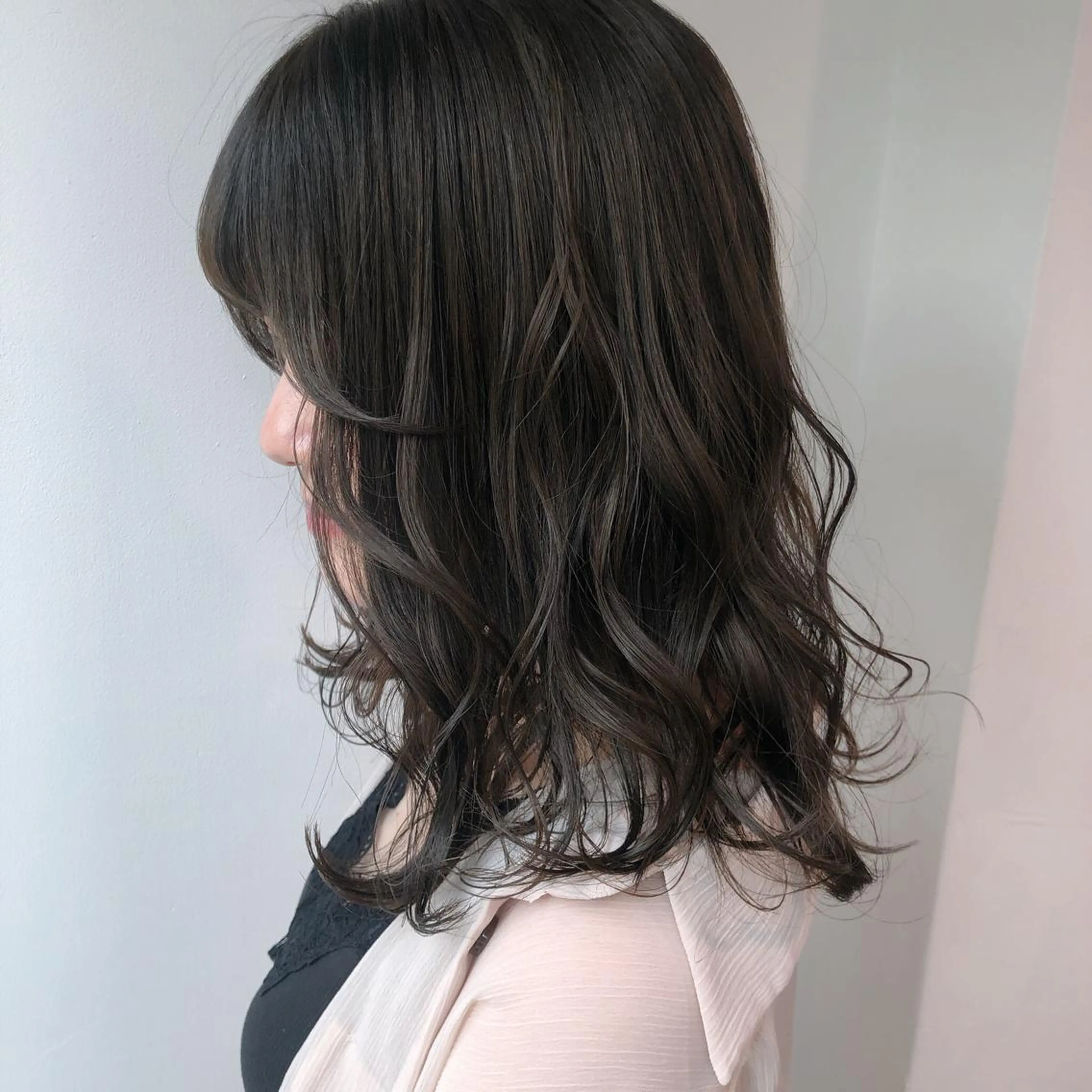 ミディアム カラー ヘアカラー トリートメント ❤️sai❤️ official❤️のヘアスタイル