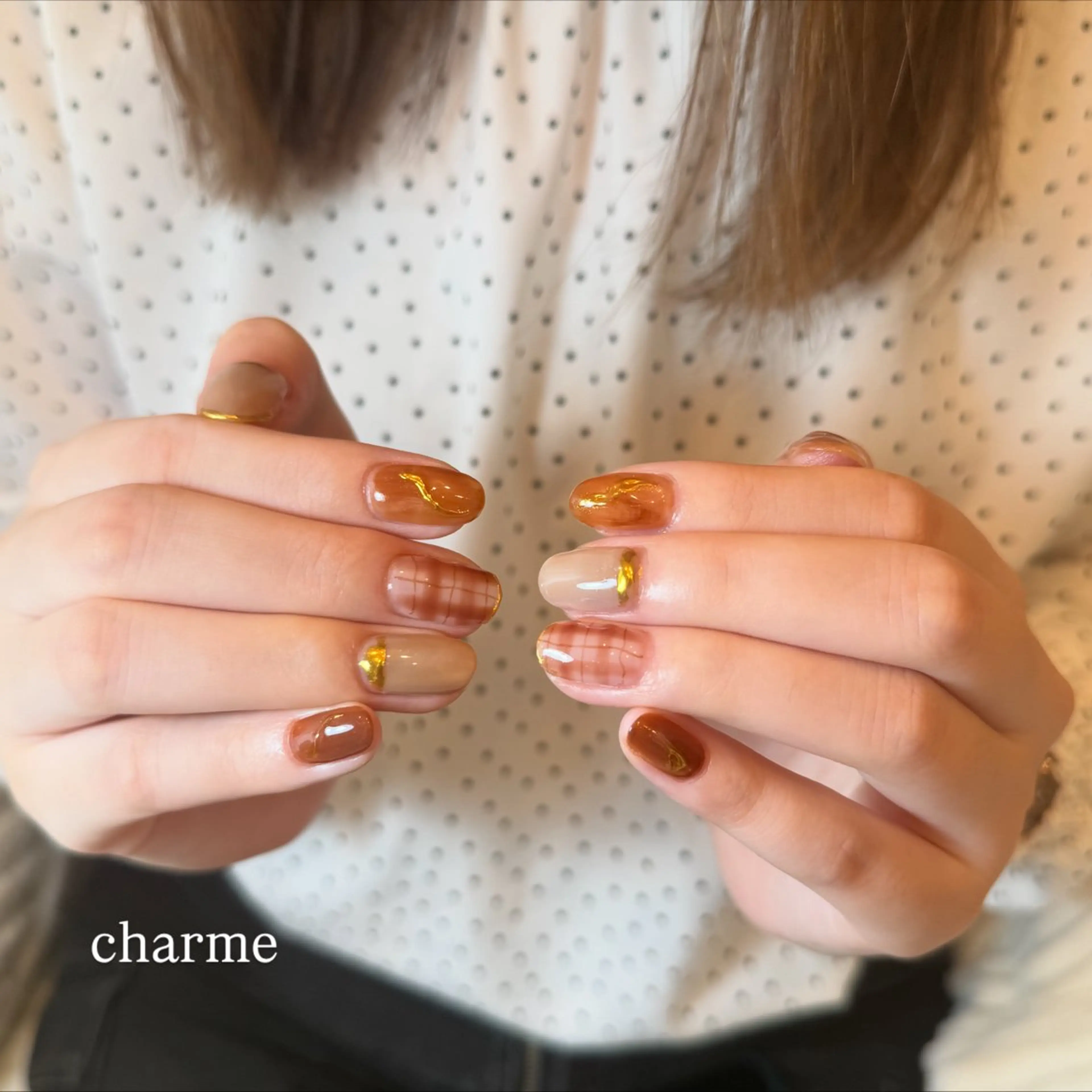 ネイル ハンドネイル フットネイル nailsalon charmeのネイルデザイン
