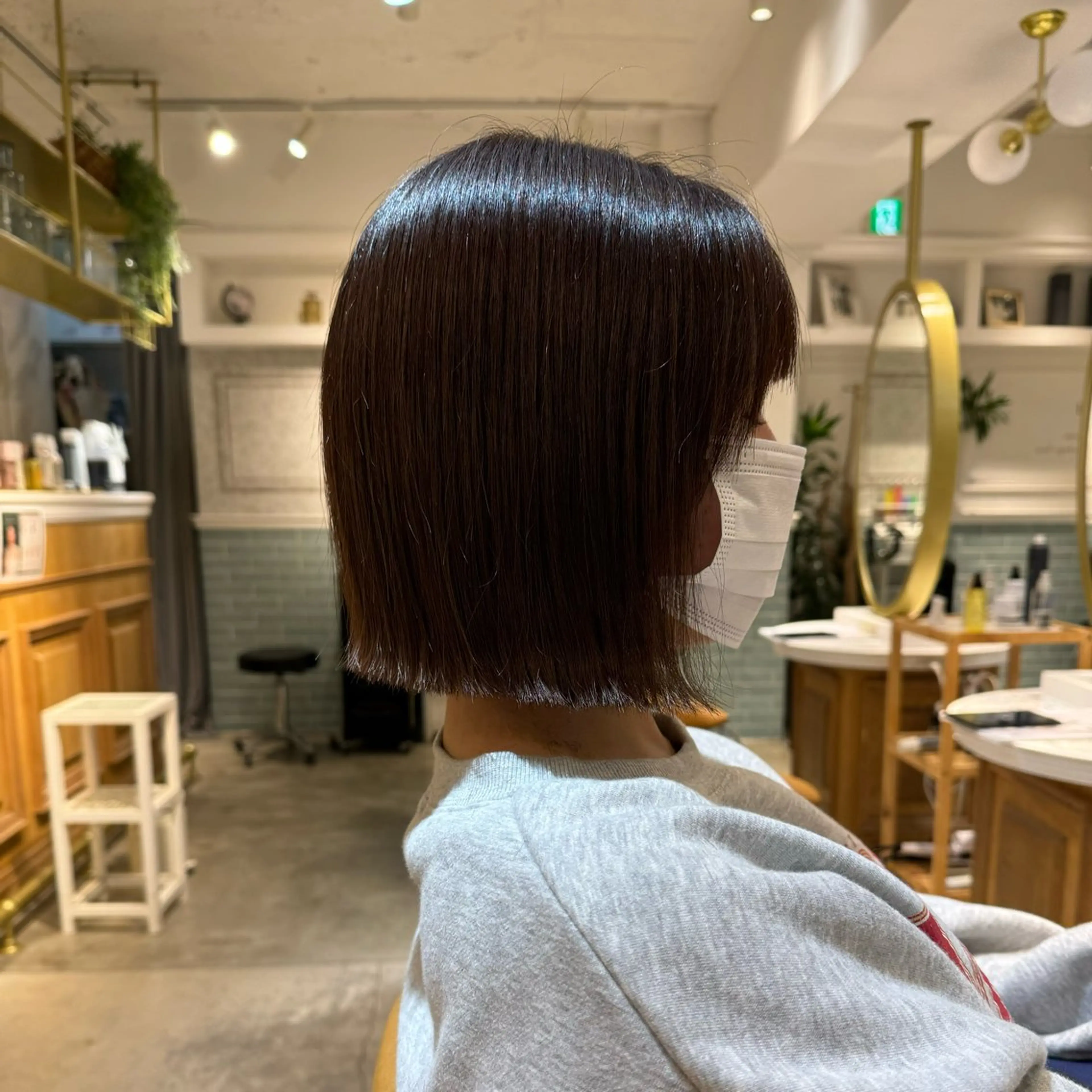 ミディアム ボブ 髪質改善/ボブ /韓国/erikoのヘアスタイル