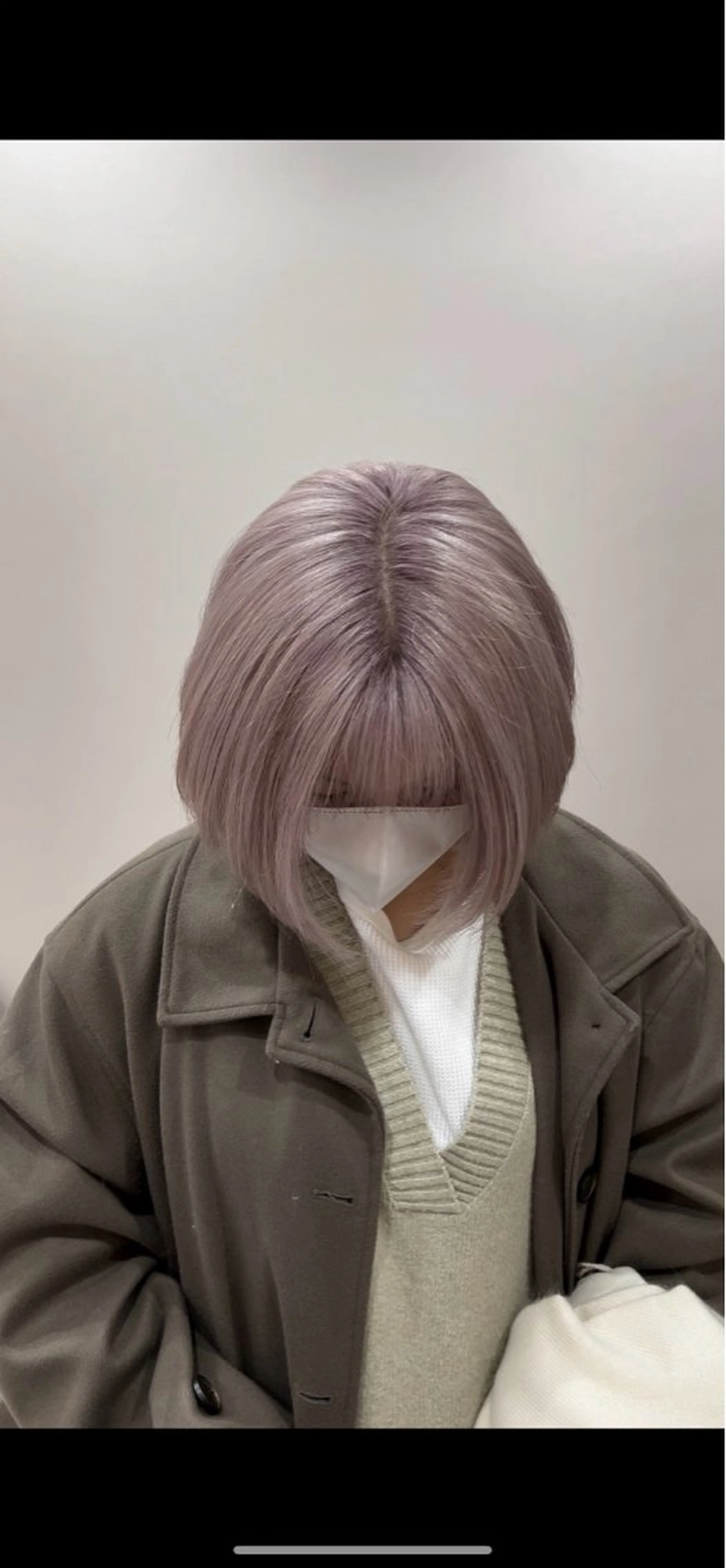 ミディアム カラー ブリーチ バレイヤージュ /ハイライト/もときのヘアスタイル