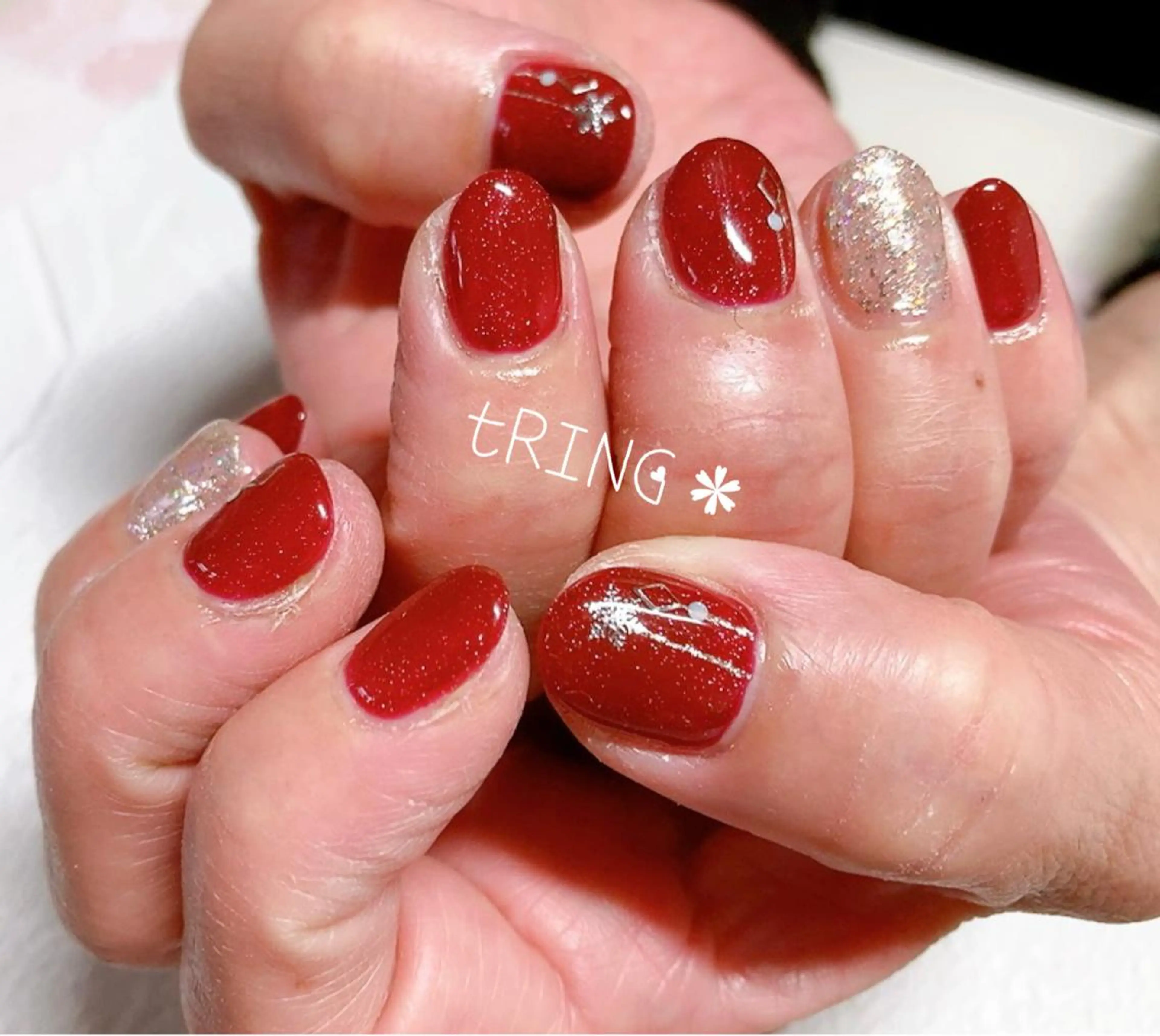 ネイル ハンドネイル tRING＊ しいの木台のネイルデザイン