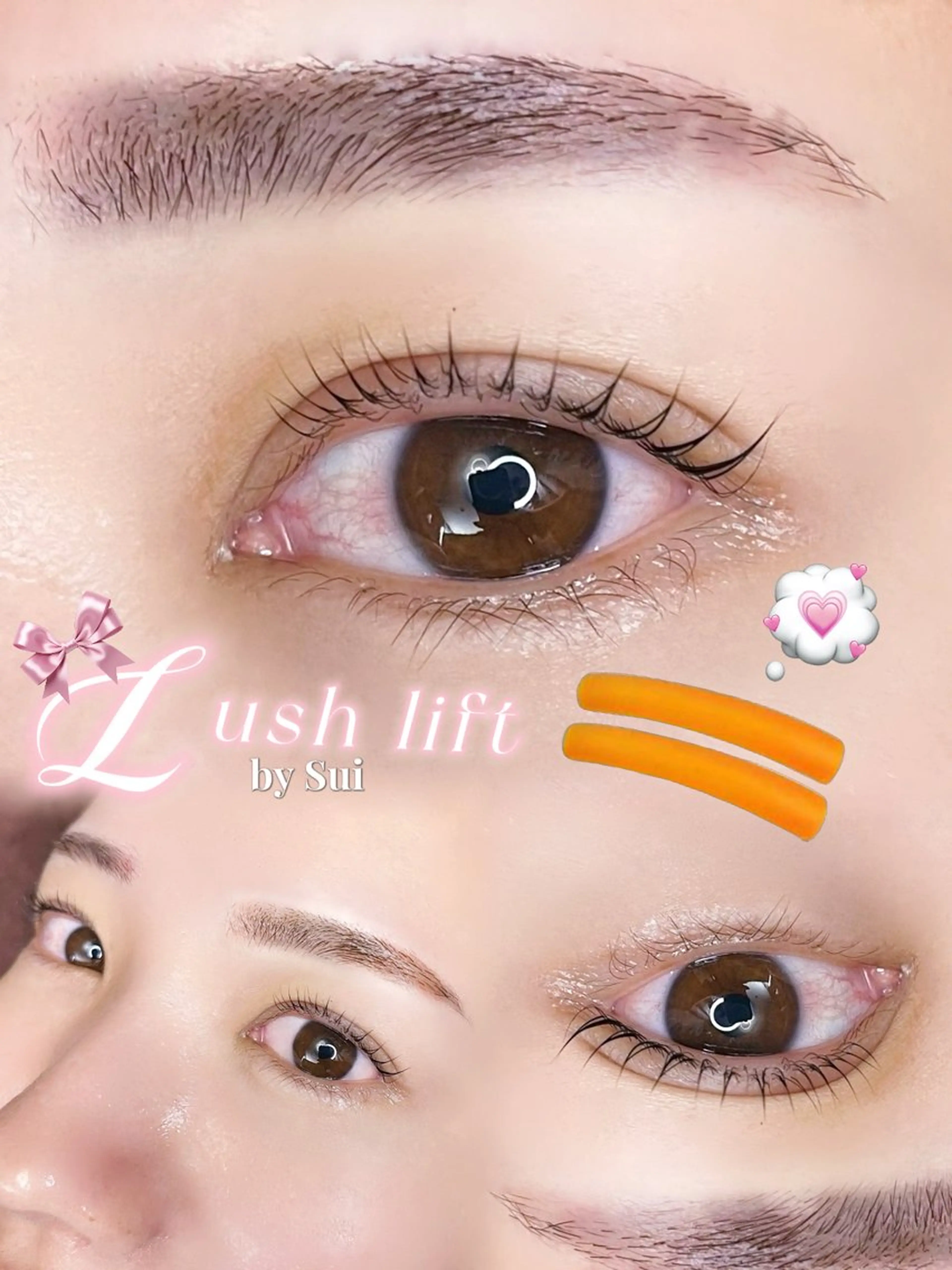 《SET》まつ毛パーマ＋似合わせ眉Waxの写真