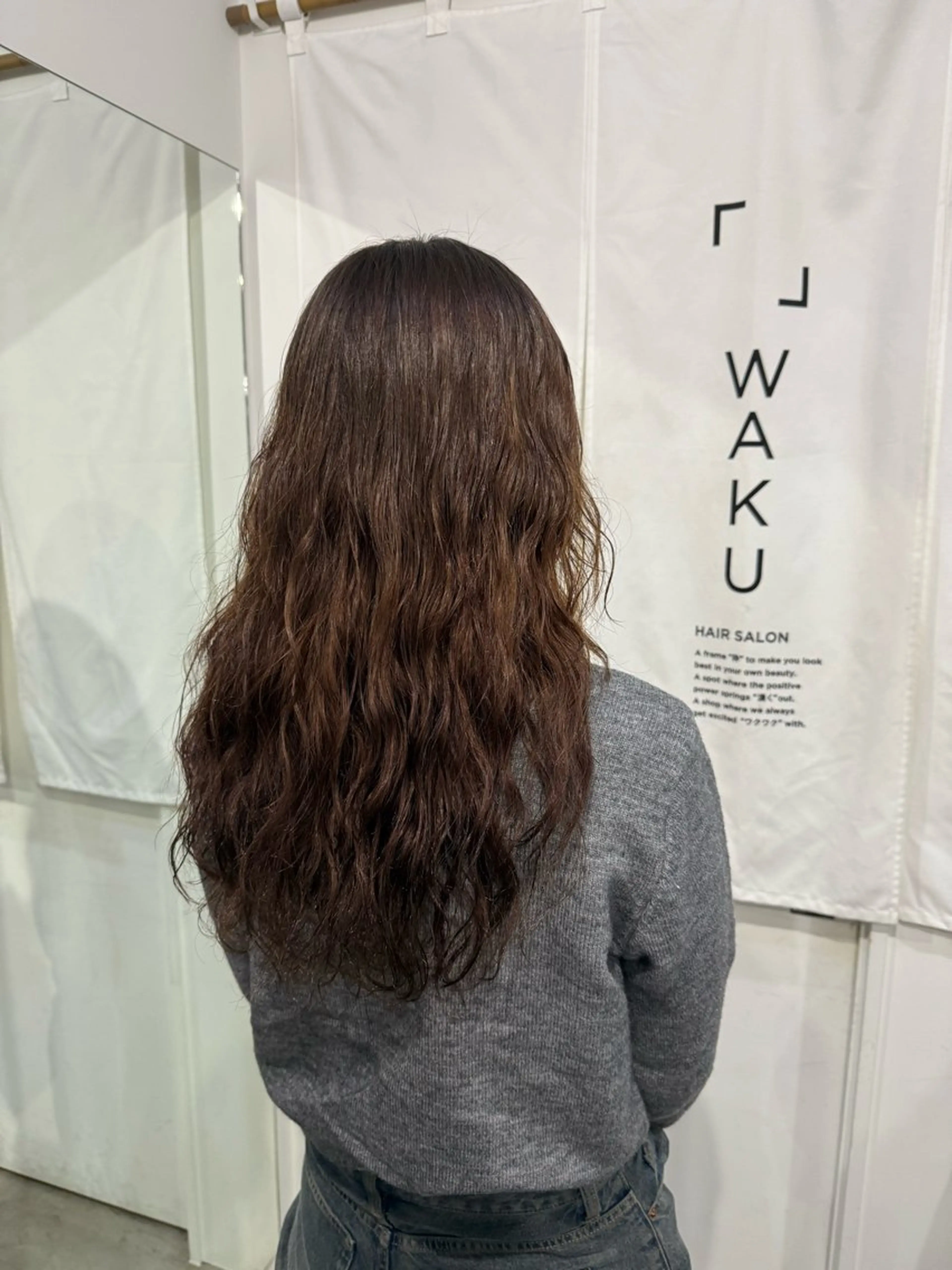 先着1名！ロングパーマ+ヘアパック【U-35限定🎀🎀🎀】【ミニモ学割】の写真