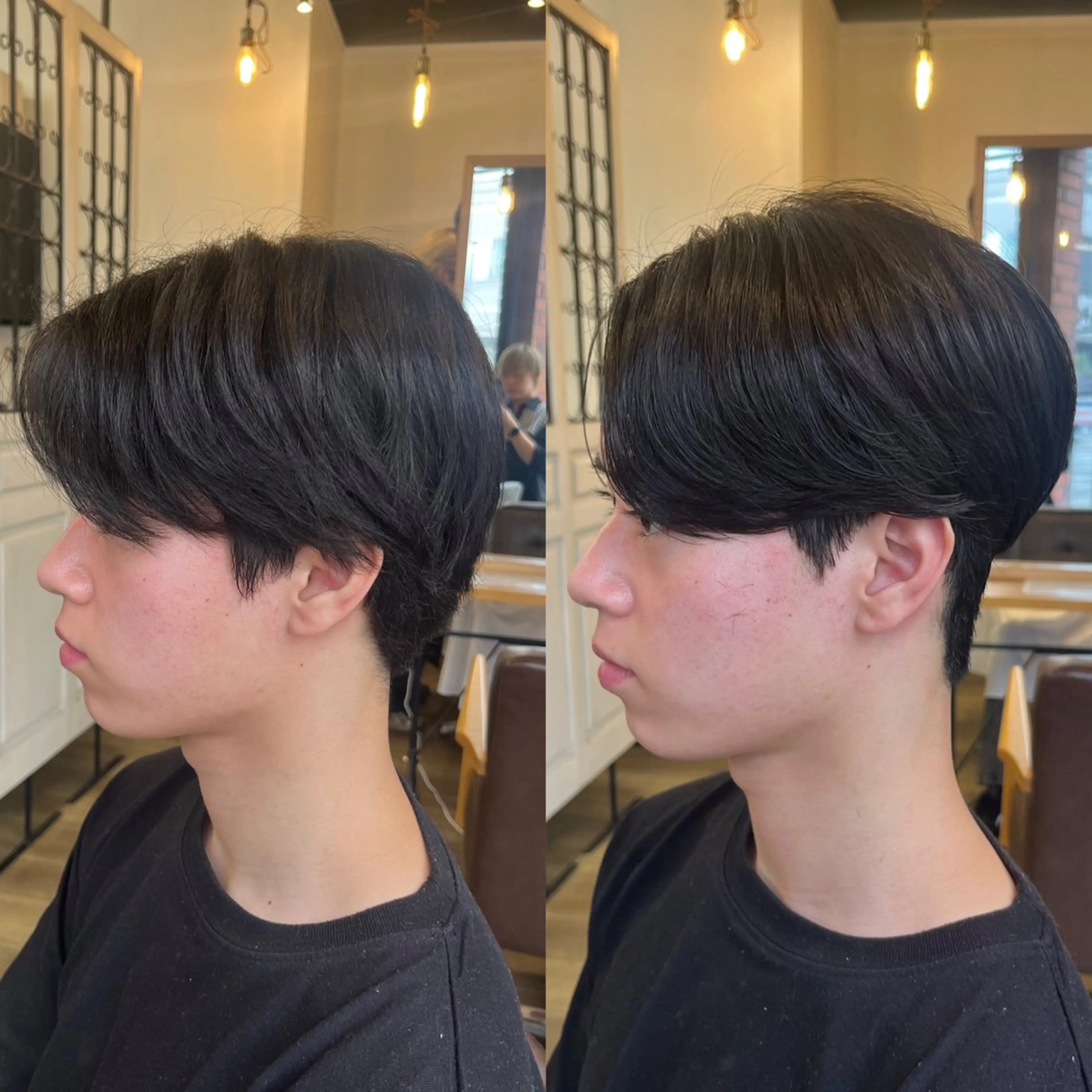 ショート パーマ メンズ ダウンパーマ メンズパーマ カット パーマ 韓国風メンズ/毛流れ ヘアなら須田龍世のヘアスタイル