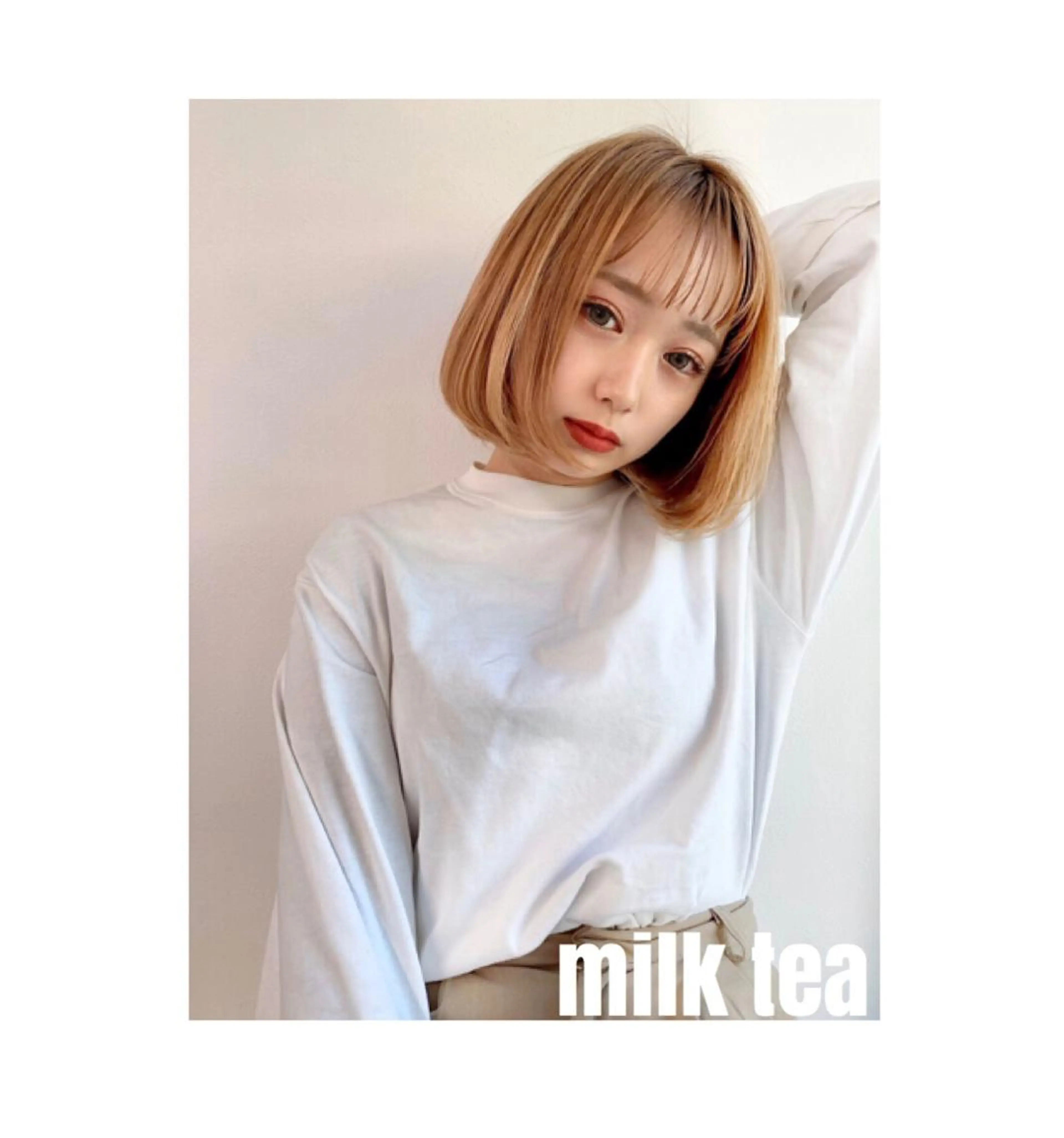 ミディアム カラー パーマ ヘアアレンジ メンズ キッズ ネイル マツエク・マツパ Rene'所属・当日予約⭕️ yuriのヘアスタイル