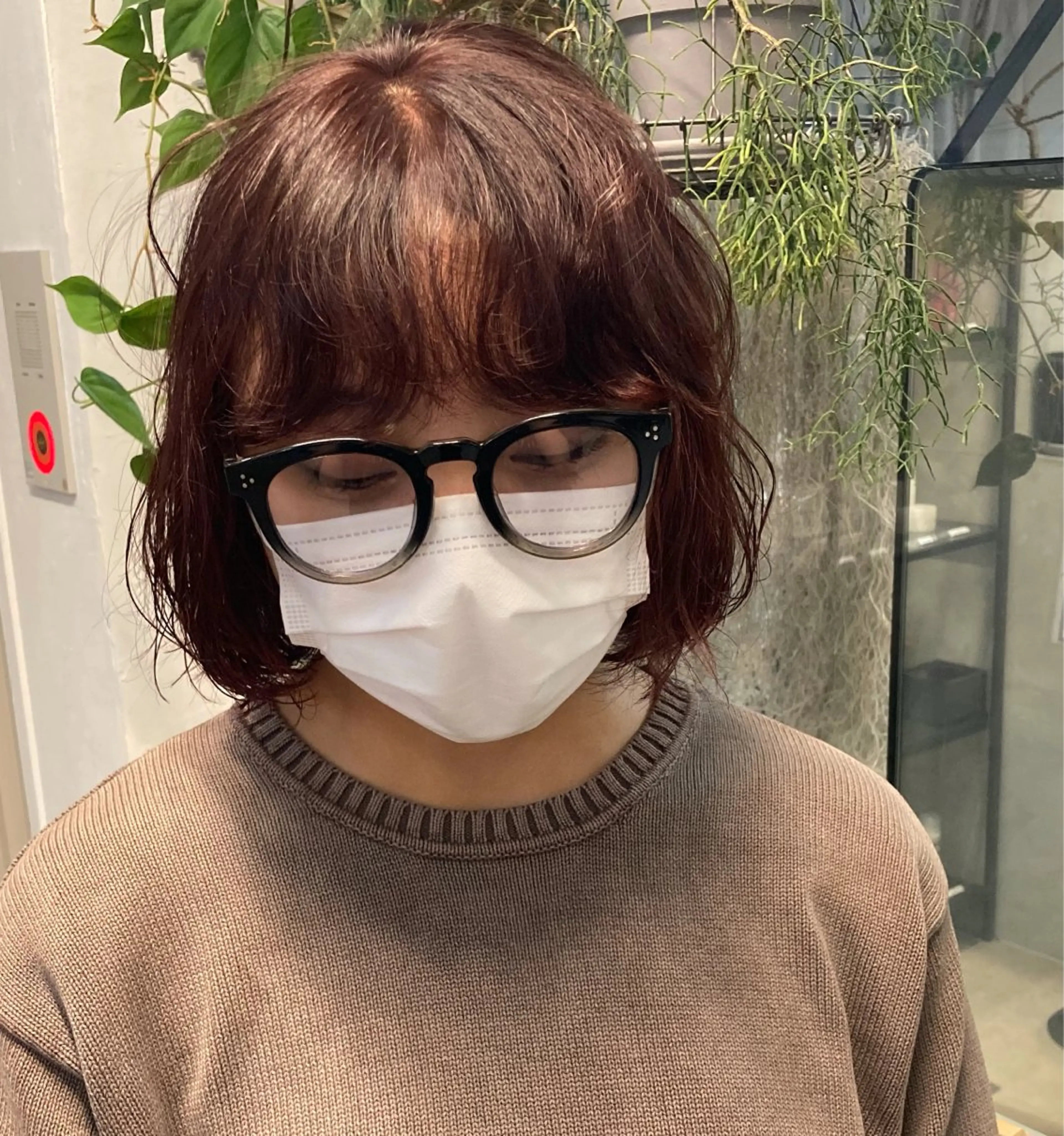 ショート パーマ パーマ じゅわっと暖色カラー 🍊Moemiのヘアスタイル