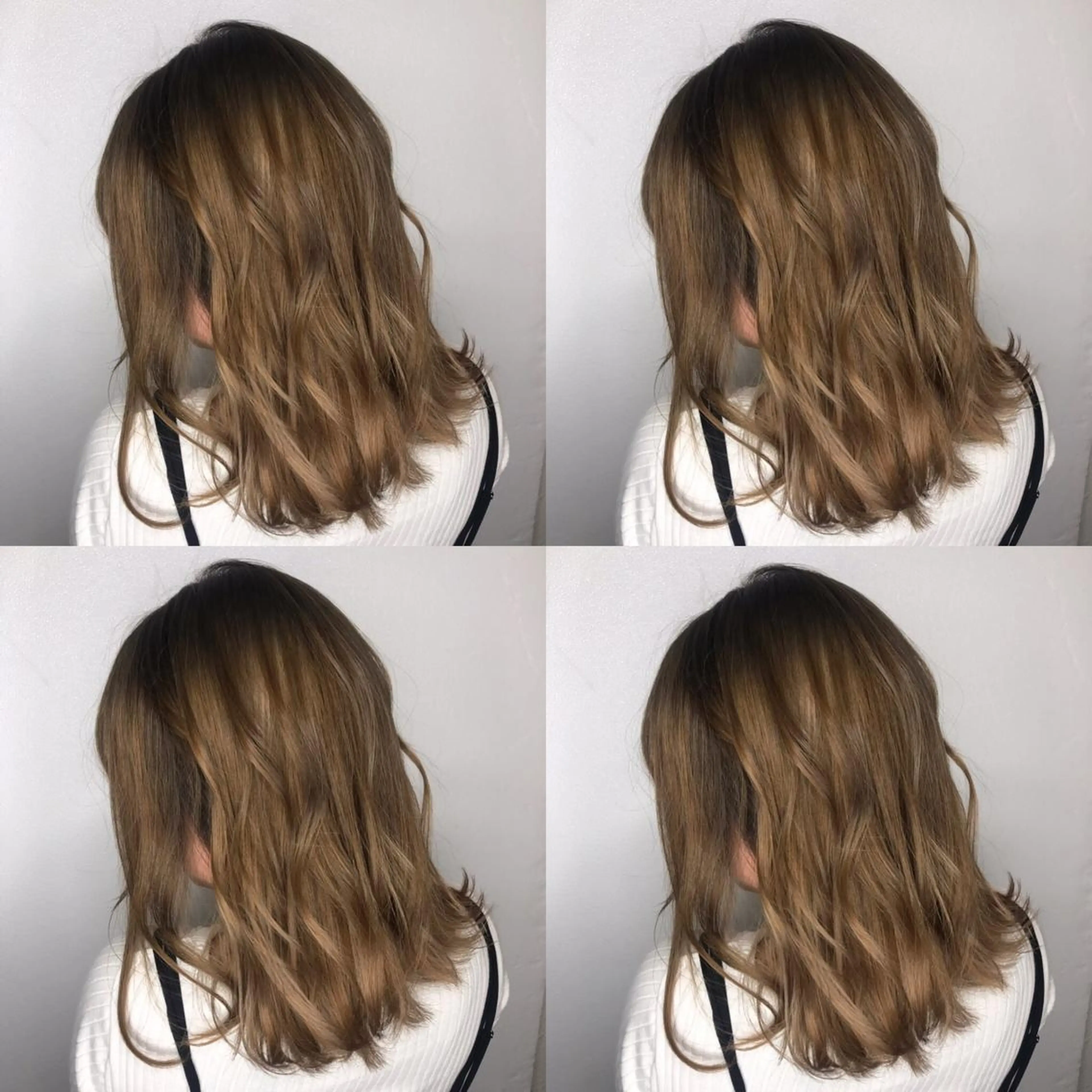 セミロング カラー ベージュカラー ブリーチ ケアブリーチ ハイトーンカラー ハイトーンベージュ 似合わせ/ブリーチ カラー.岡田友仁のヘアスタイル