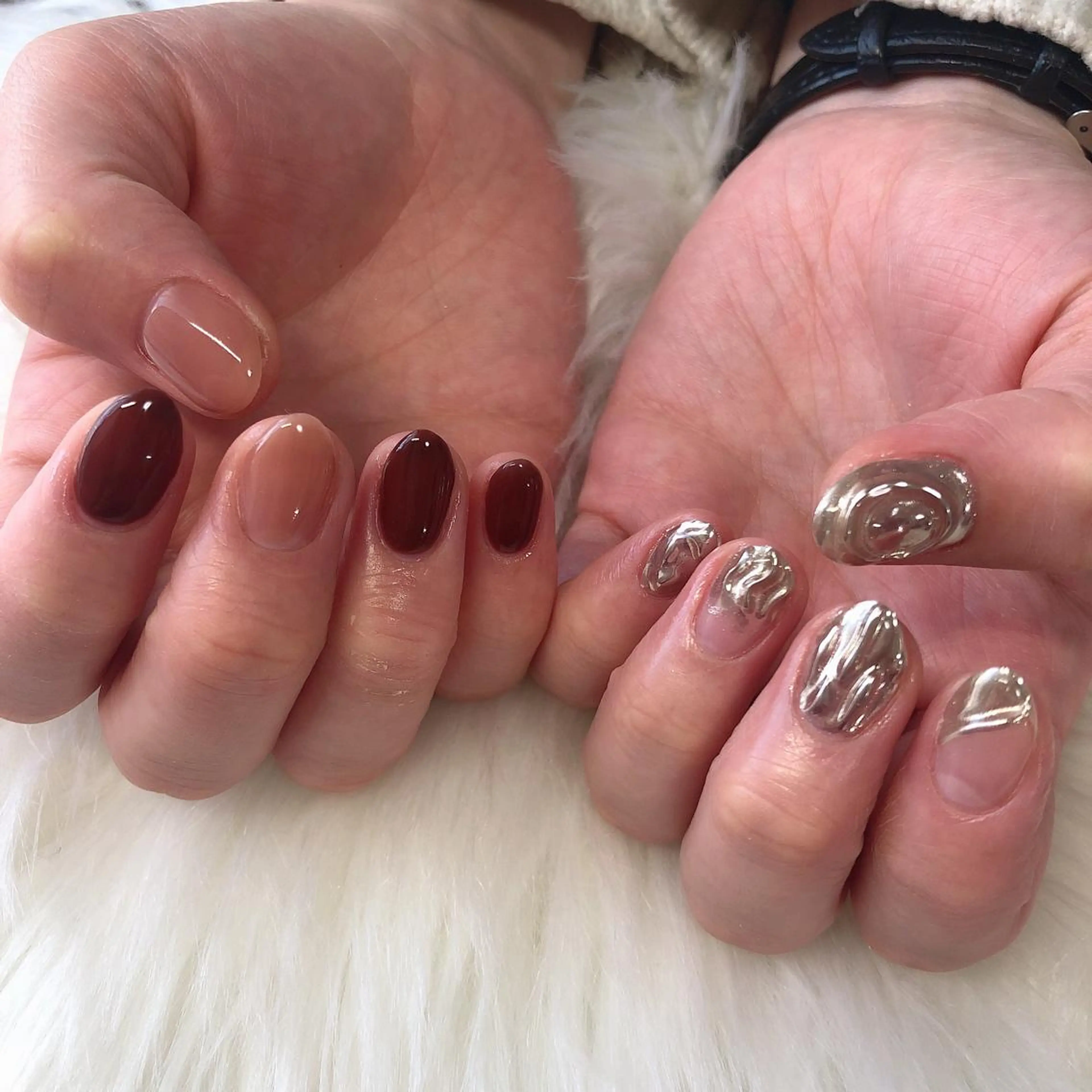 ネイル ハンドネイル 西岡 杏のネイルデザイン