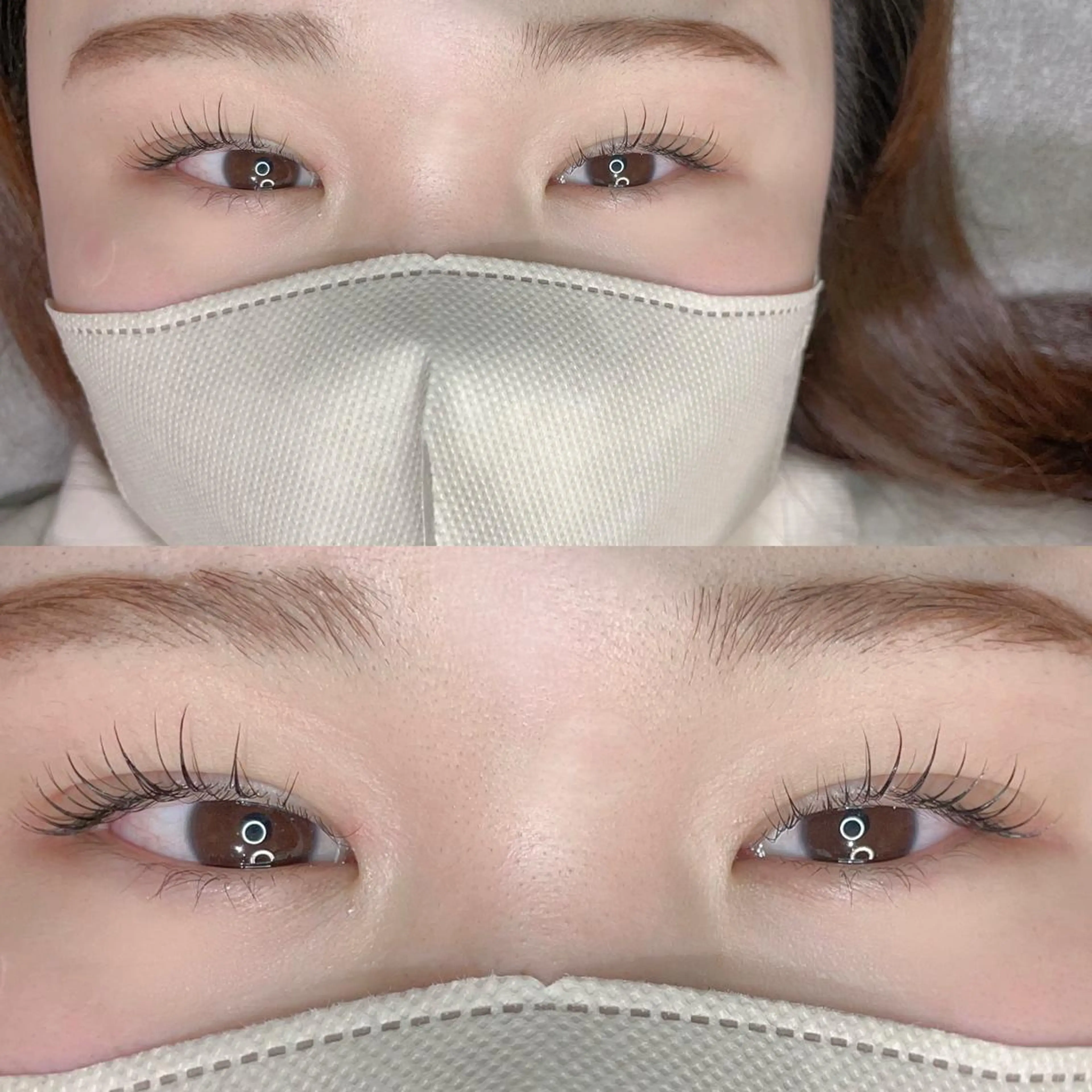 パーマ マツエク・マツパ 下まつげエクステ 一重×まつ毛パーマ マツパ 𝕁𝔼𝕃𝕃𝕐 𝕃𝔸𝕊ℍのマツエク・マツパデザイン