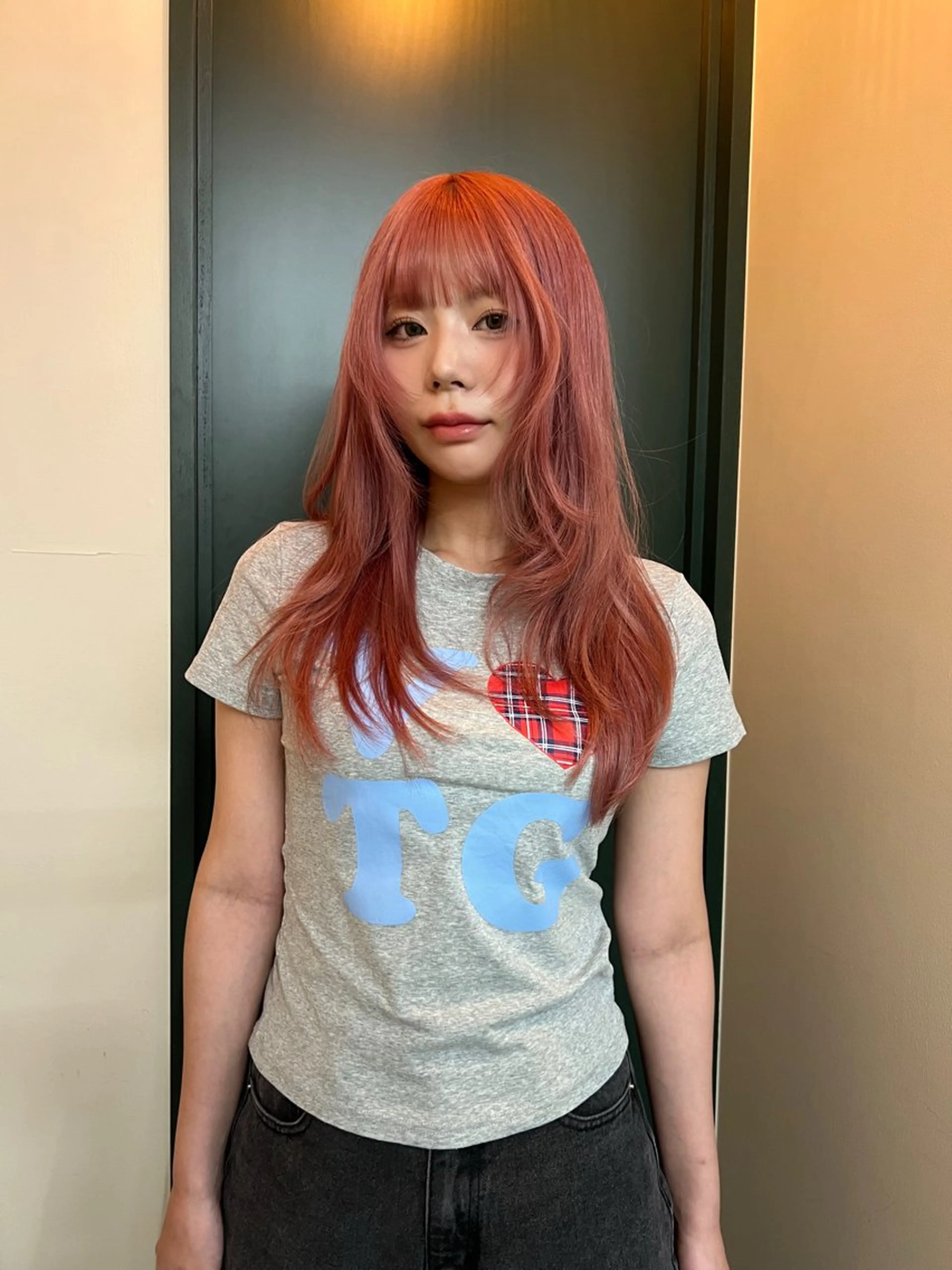 ロング カラー カット ヘアカラー ハイトーンカラー/ さらさのヘアスタイル