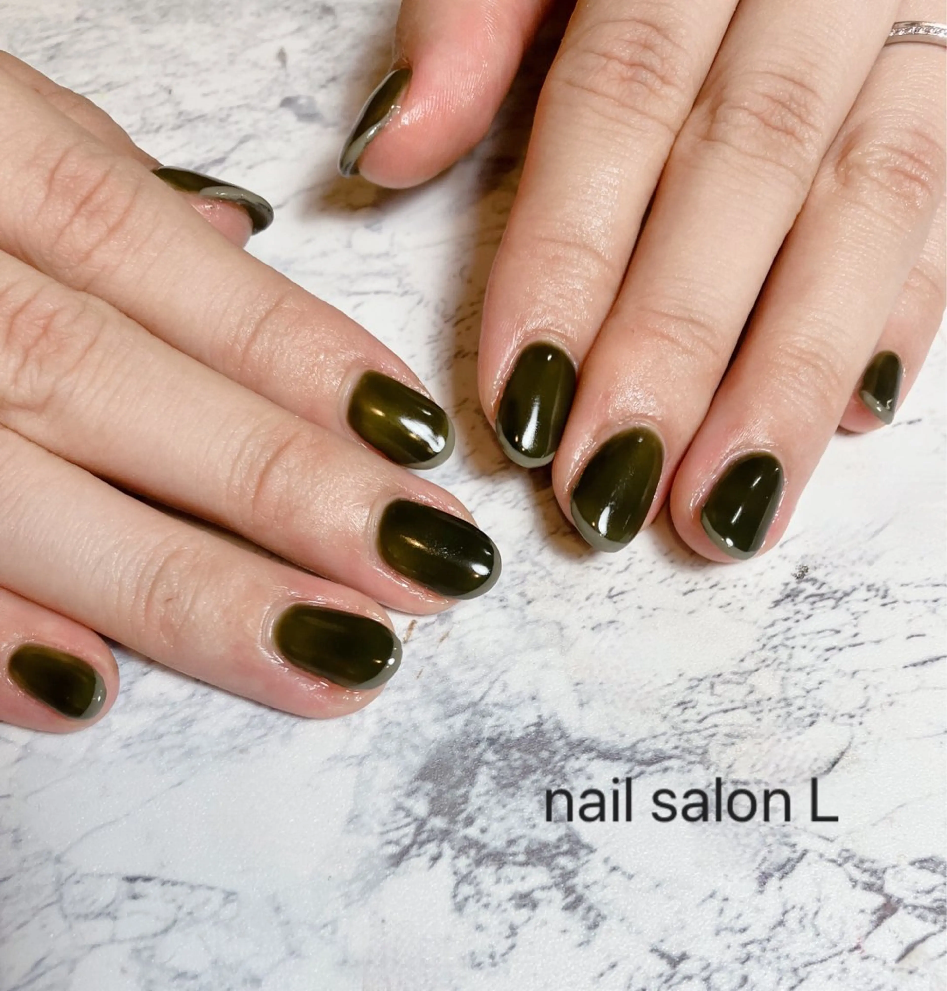 ネイル フレンチネイル ハンドネイル 吉川市 ネイルサロンLのネイルデザイン