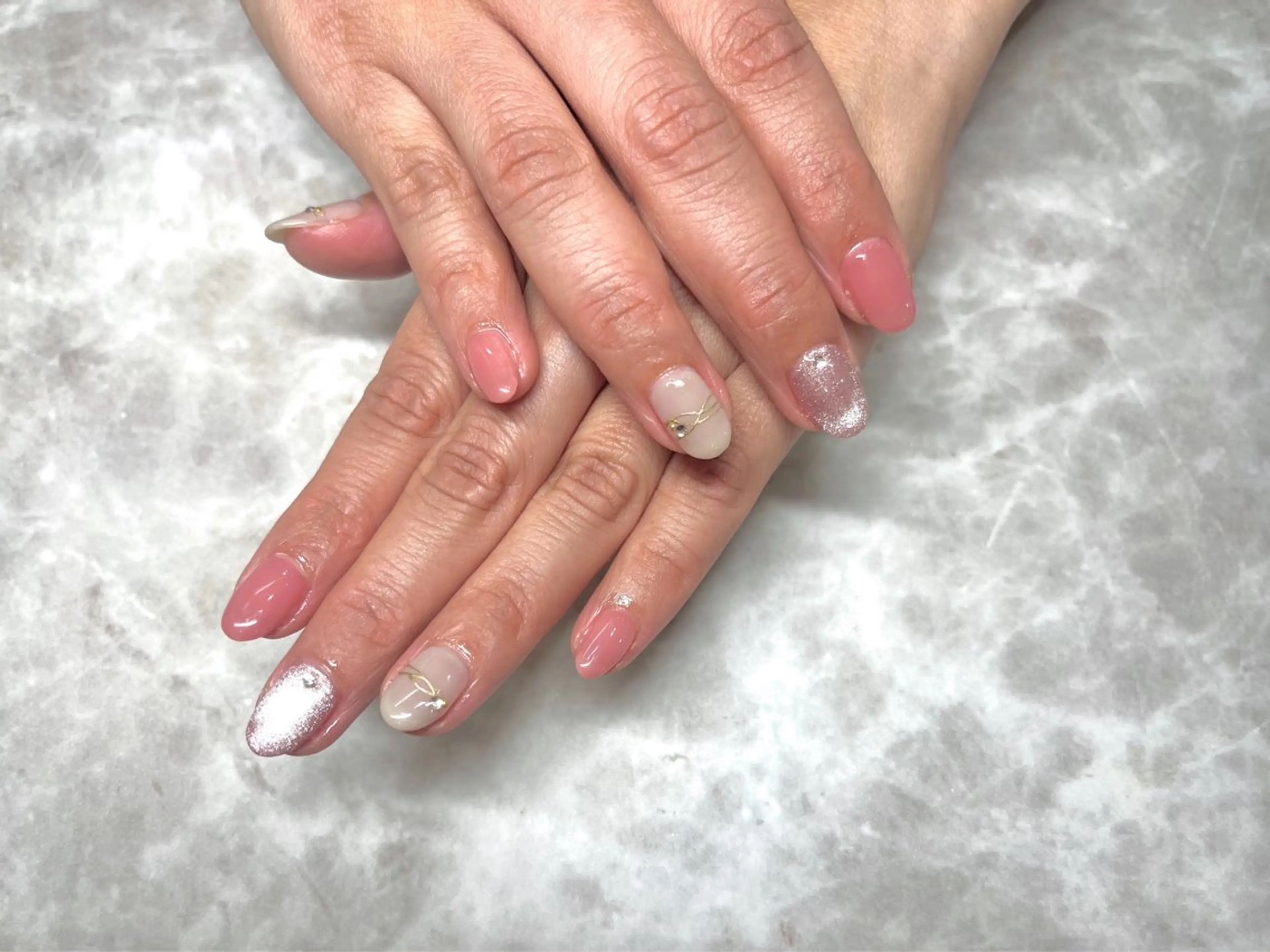 ネイル 桜ネイル 春ネイル Rich to 福岡のネイルデザイン