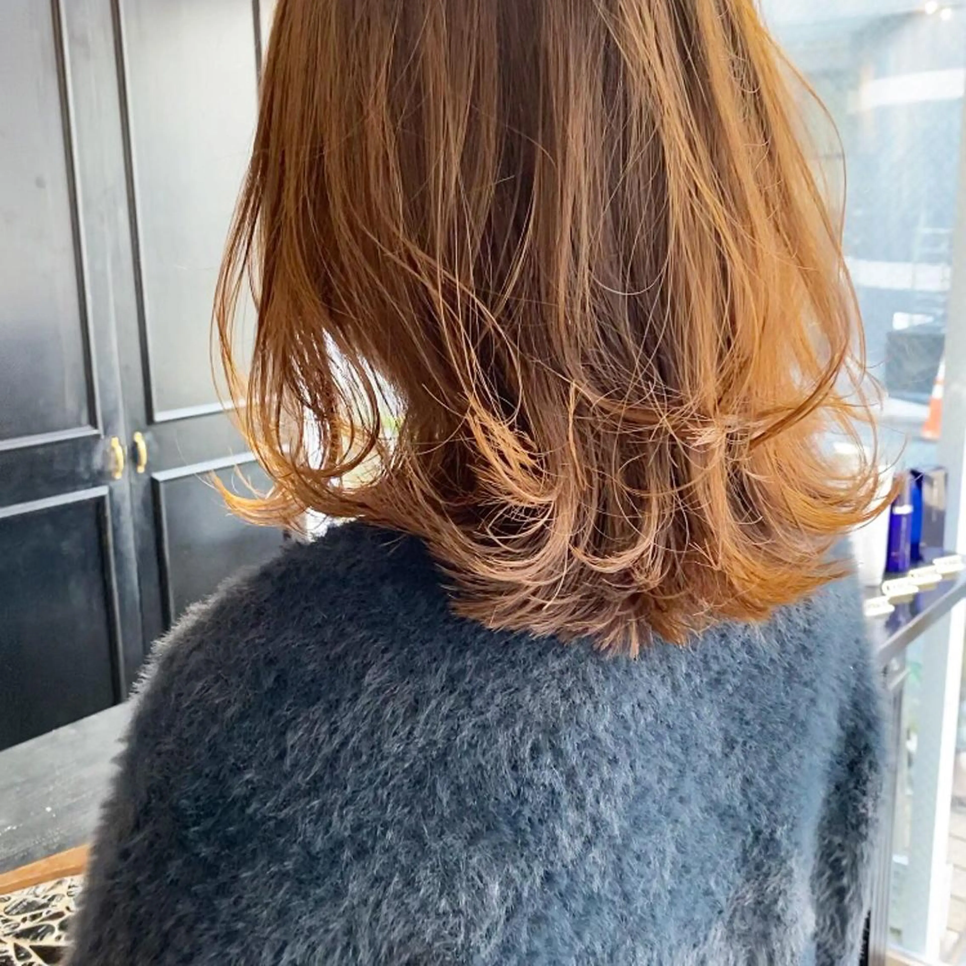 セミロング カラー 🦋透明感カラー /ケアブリーチ🦋のヘアスタイル