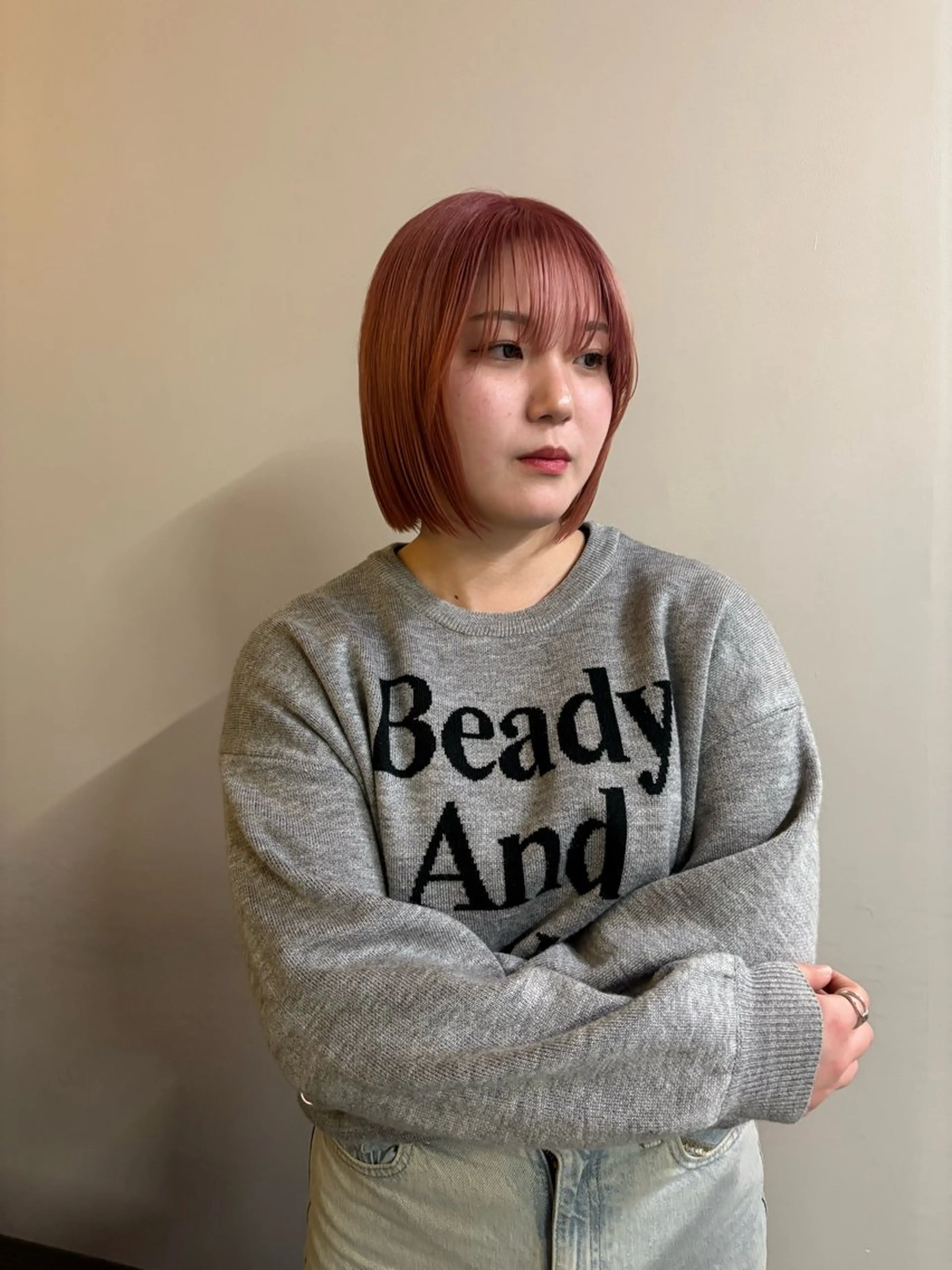 ショート カラー ハイトーン レイヤー🎀meiのヘアスタイル