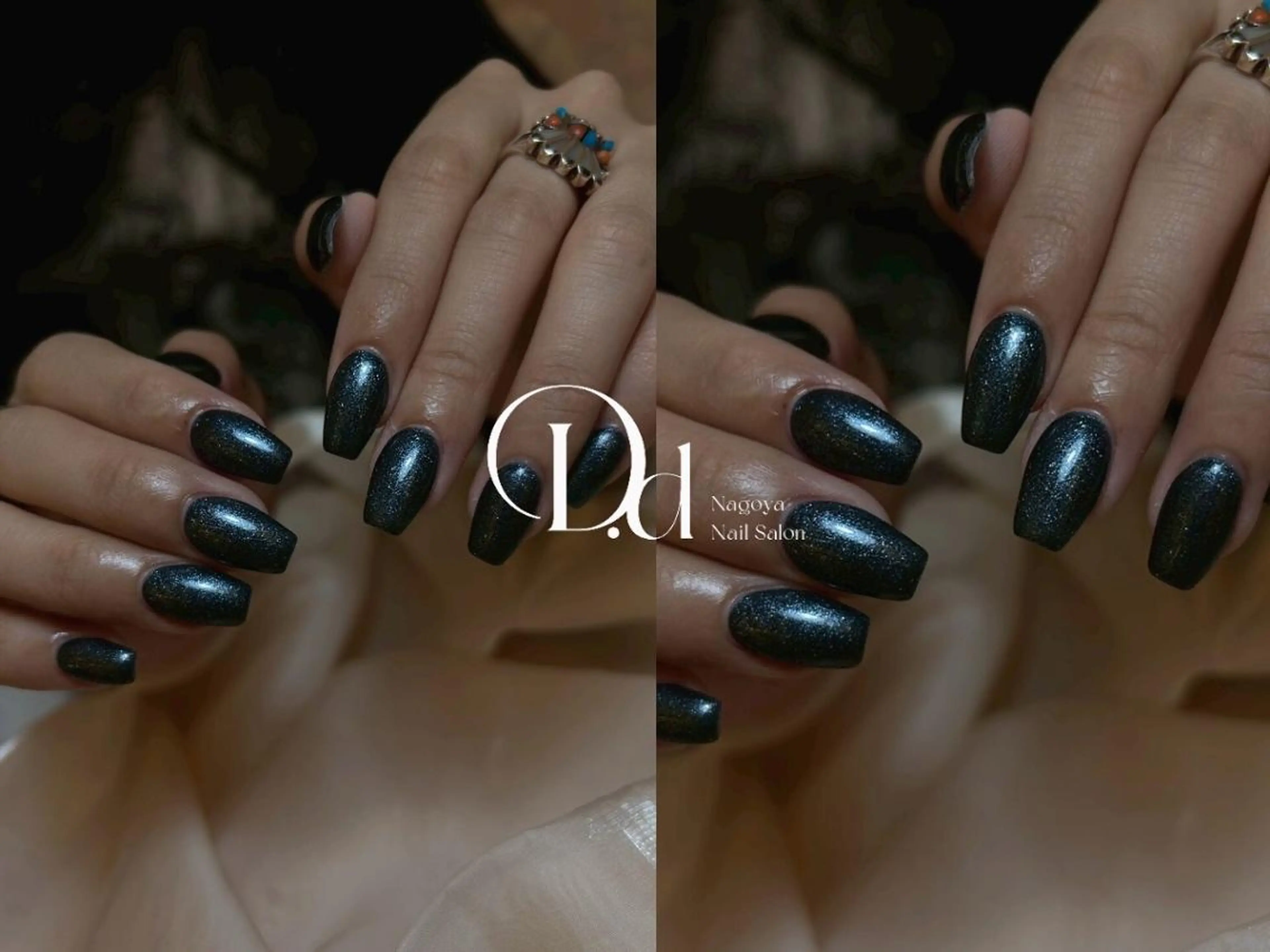 ネイル アートネイル ゴールド 韓国ネイル マグネットネイル マットネイル 💕D.d nail Hideyo🌸のネイルデザイン