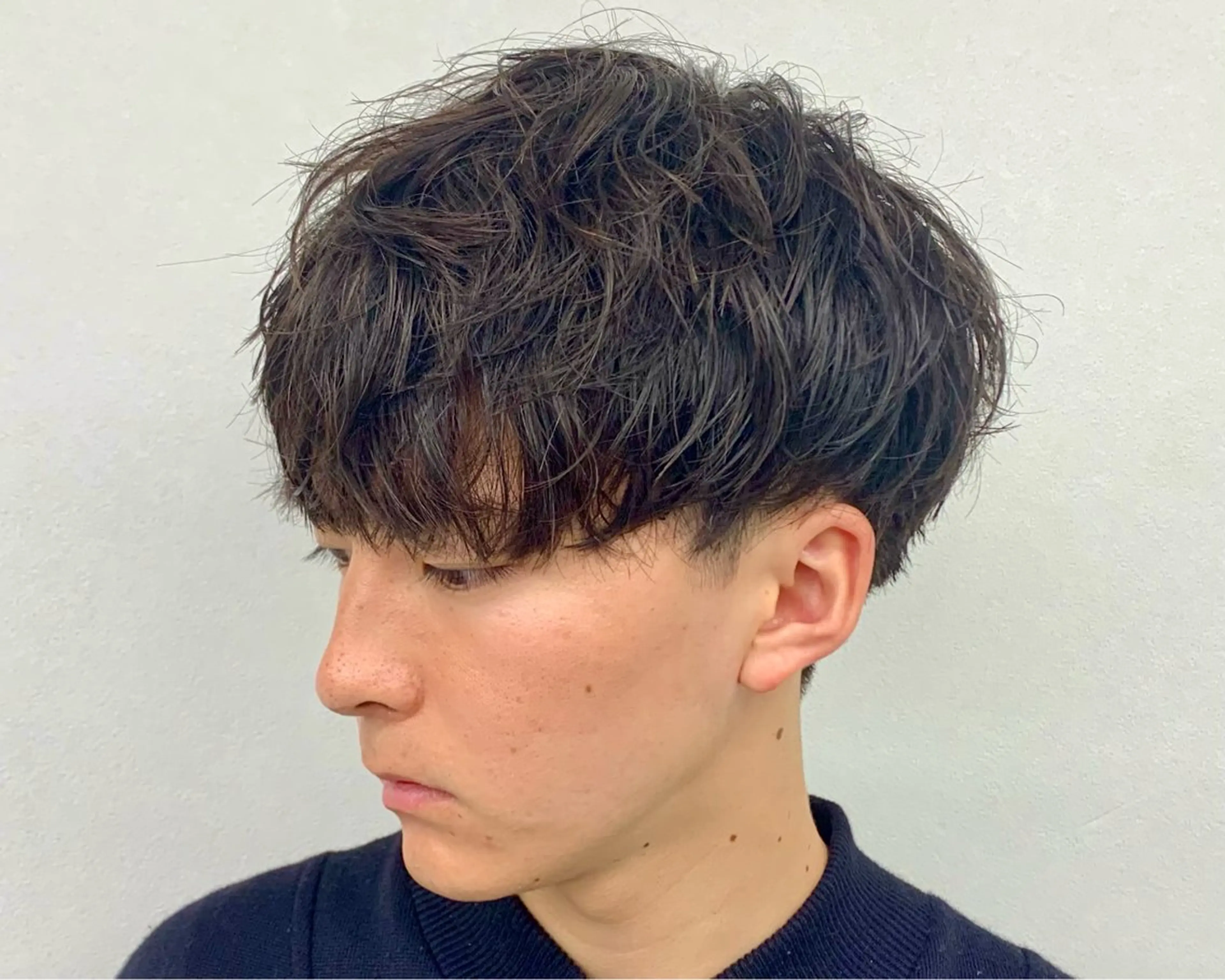 ショート パーマ メンズ カット トリートメント ヘッドスパ 🏁メンズパーマ/ RYOYAのヘアスタイル