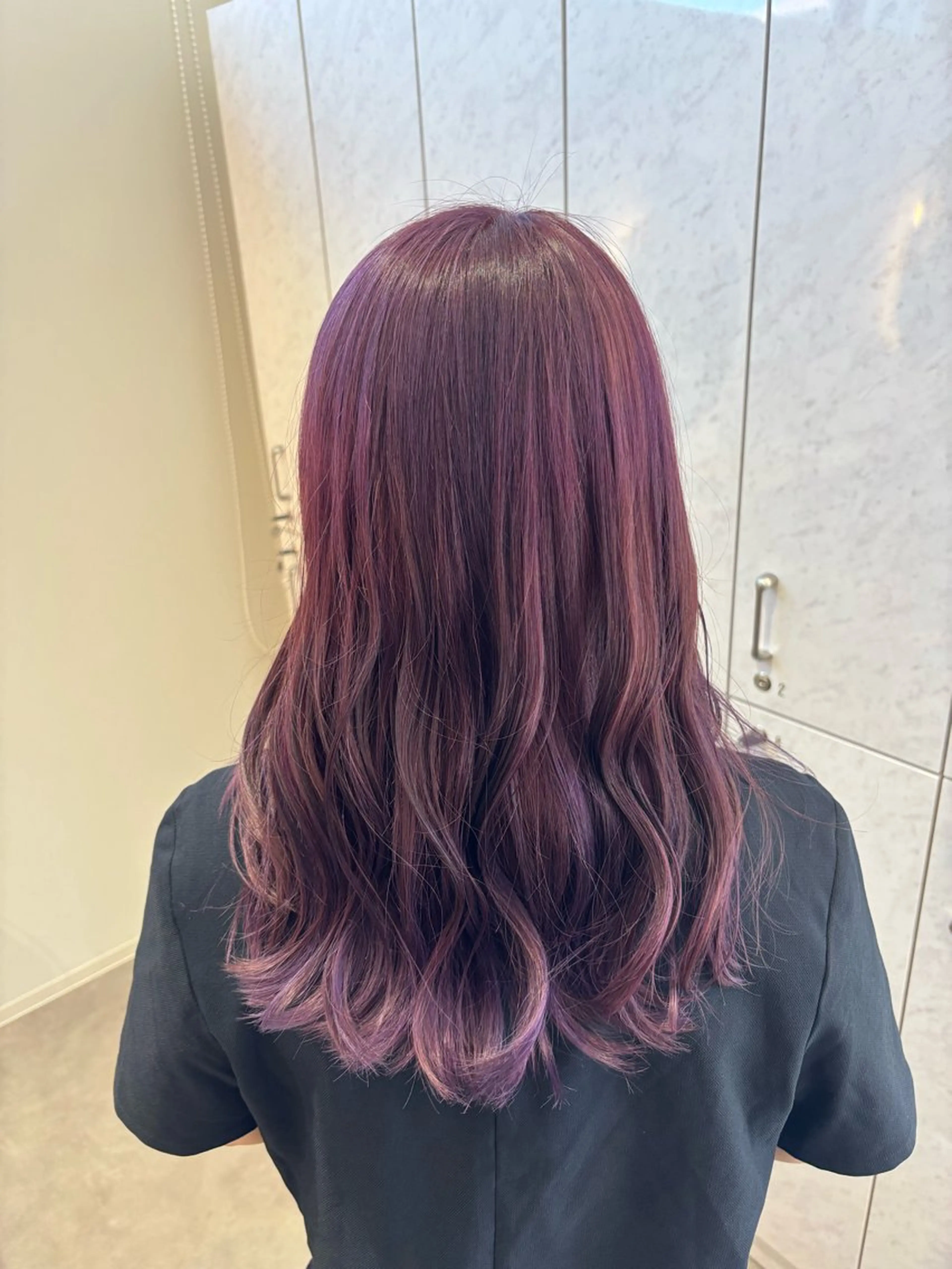 ロング パープルカラー 🫧Ayumu🫧 透明感カラー/春日のヘアスタイル