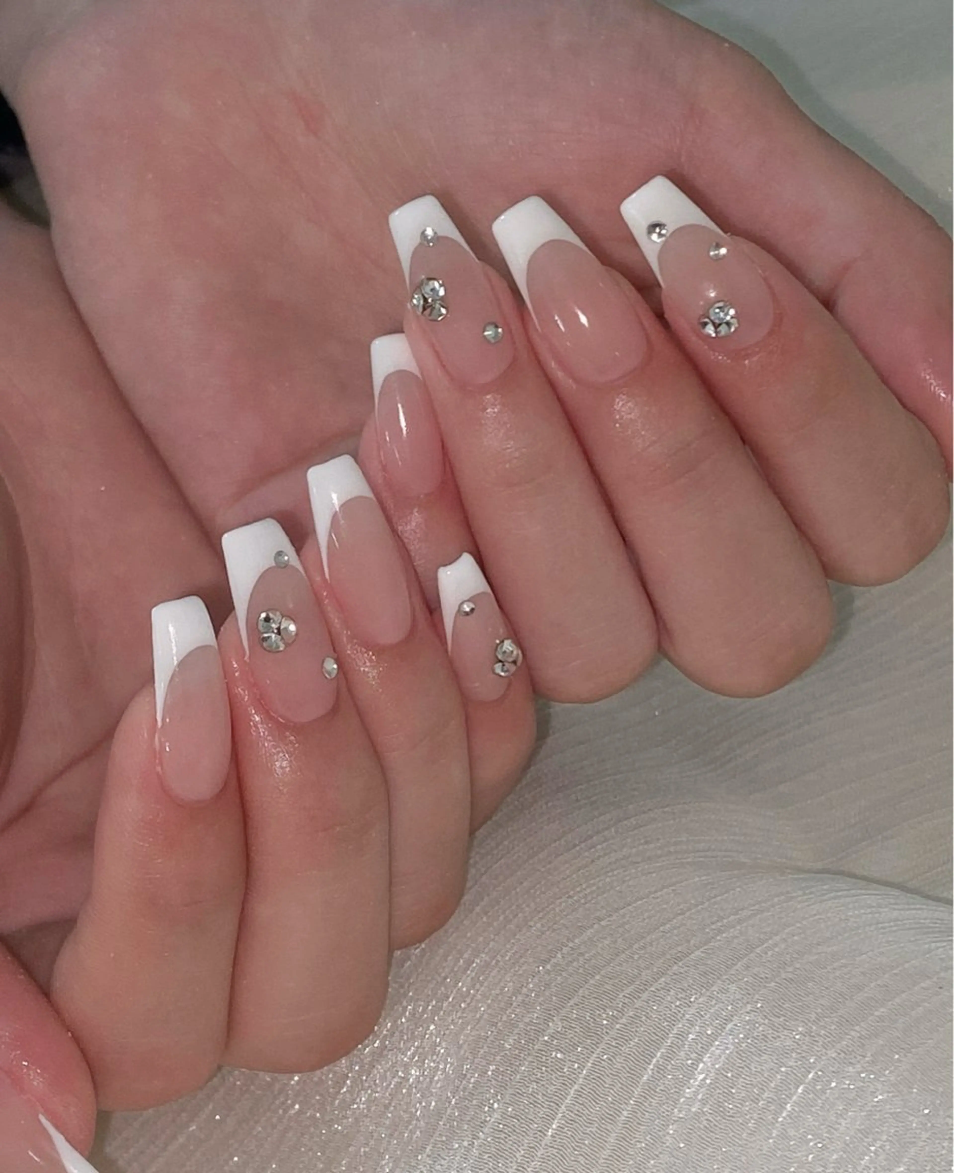 【スカルプ】バーチャルフレンチ💖オフあり⭕️(トップネイリスト施術)の写真