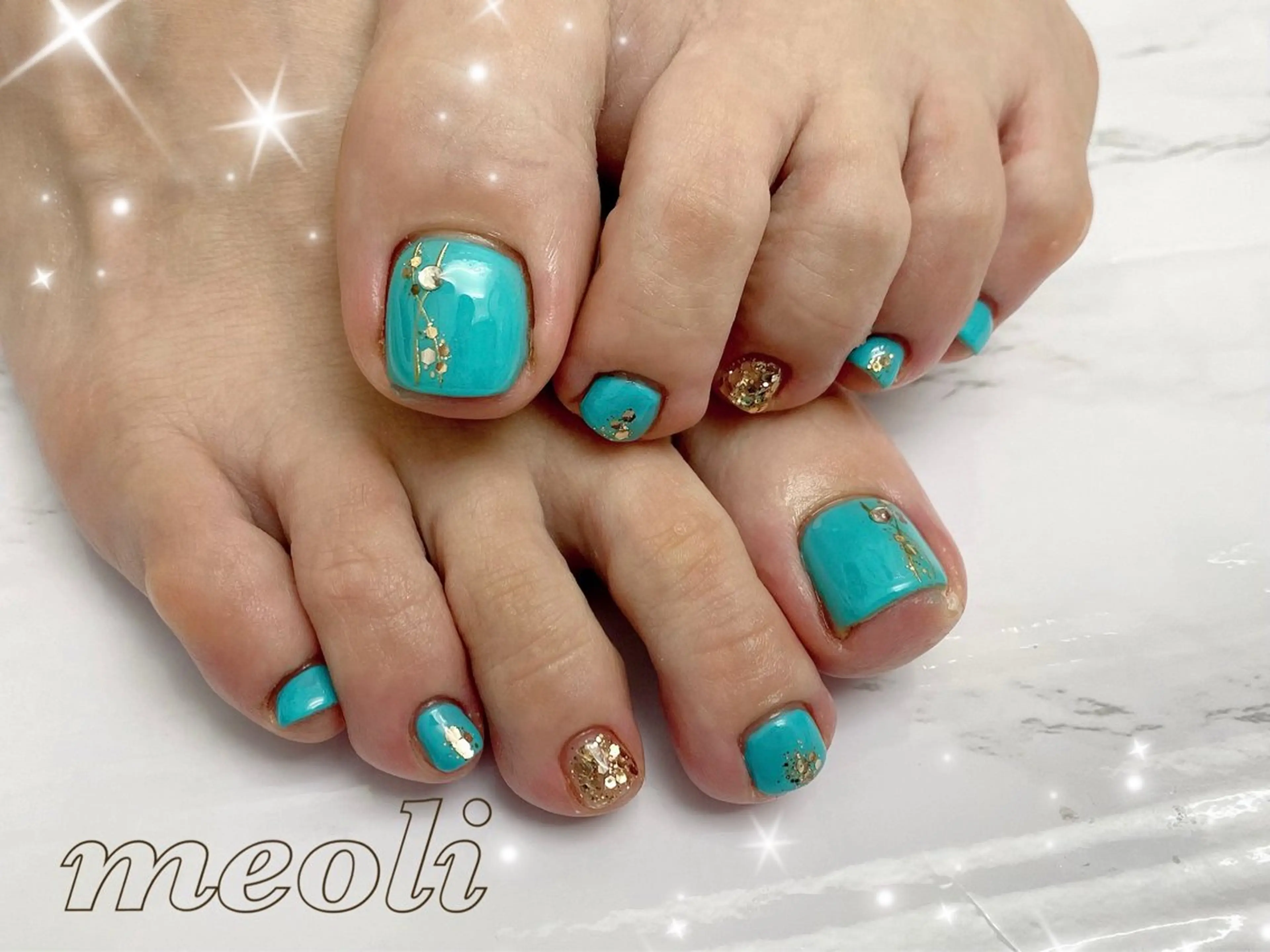 ネイル フットネイル nail salon meoli メグのネイルデザイン