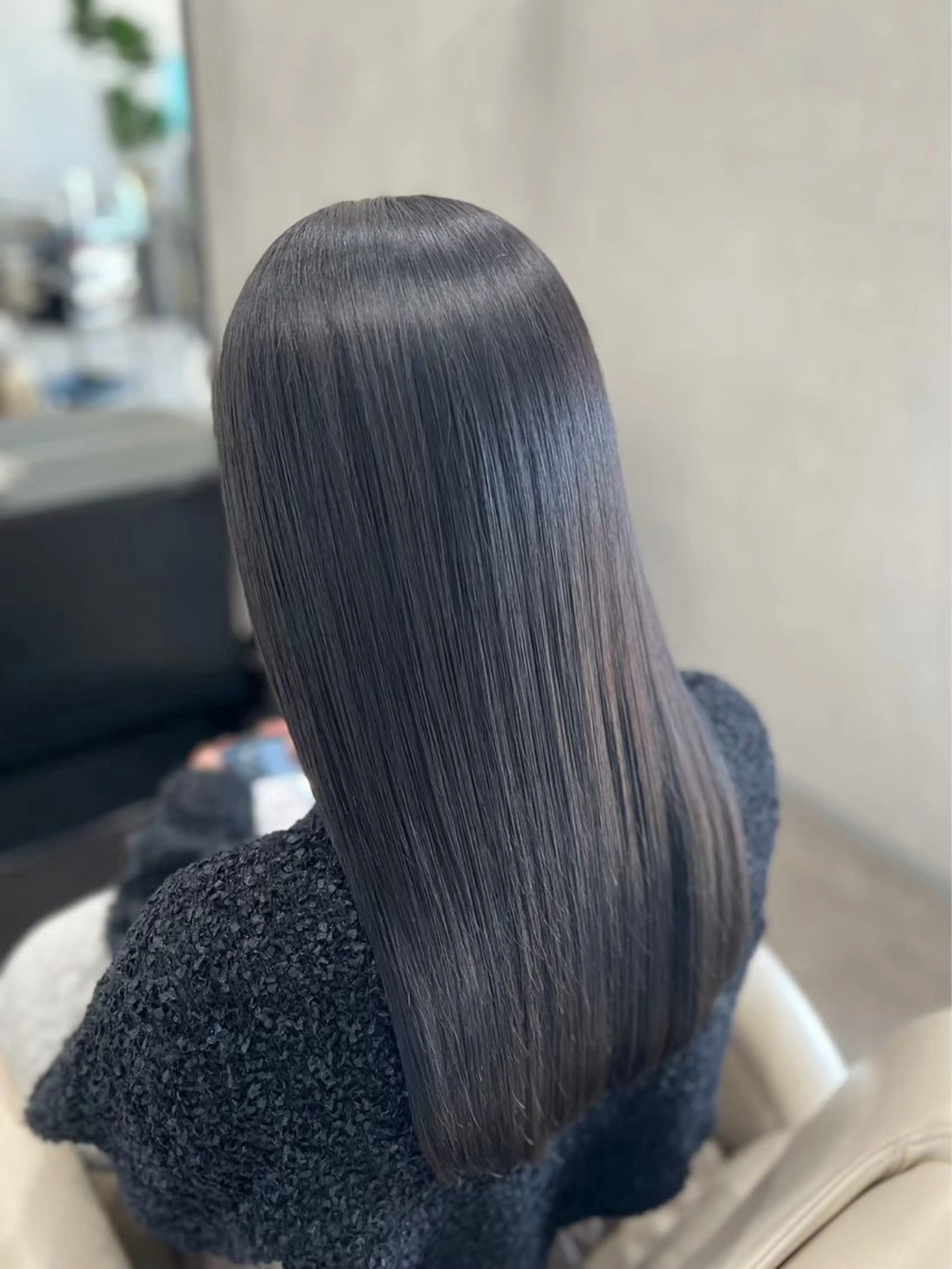 【お悩み改善】カット＋髪質改善縮毛矯正＋ヘッドスパ付き¥18700の写真