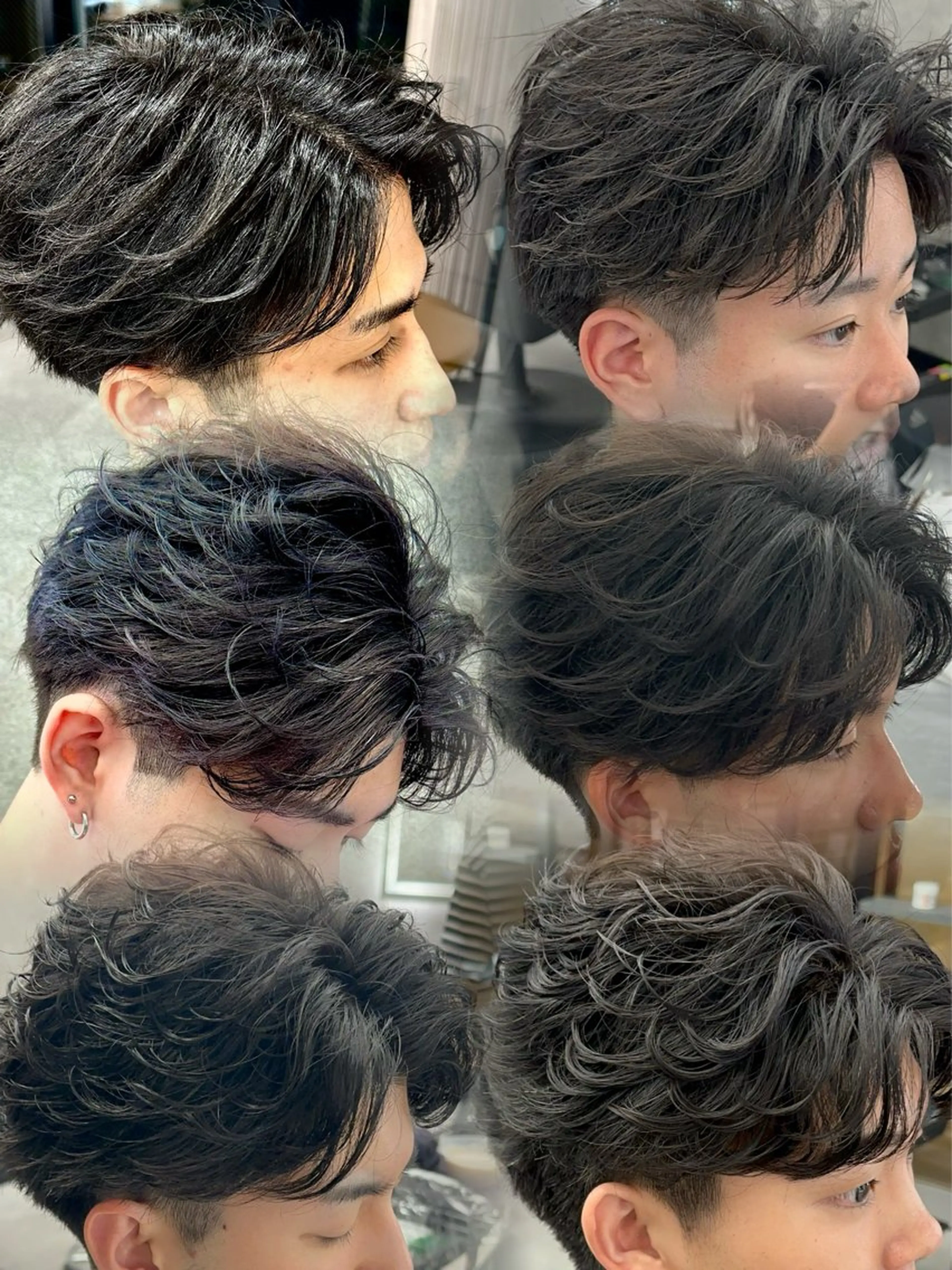 カラー パーマ メンズ カット パーマ 札幌美容室 /光👑のヘアスタイル