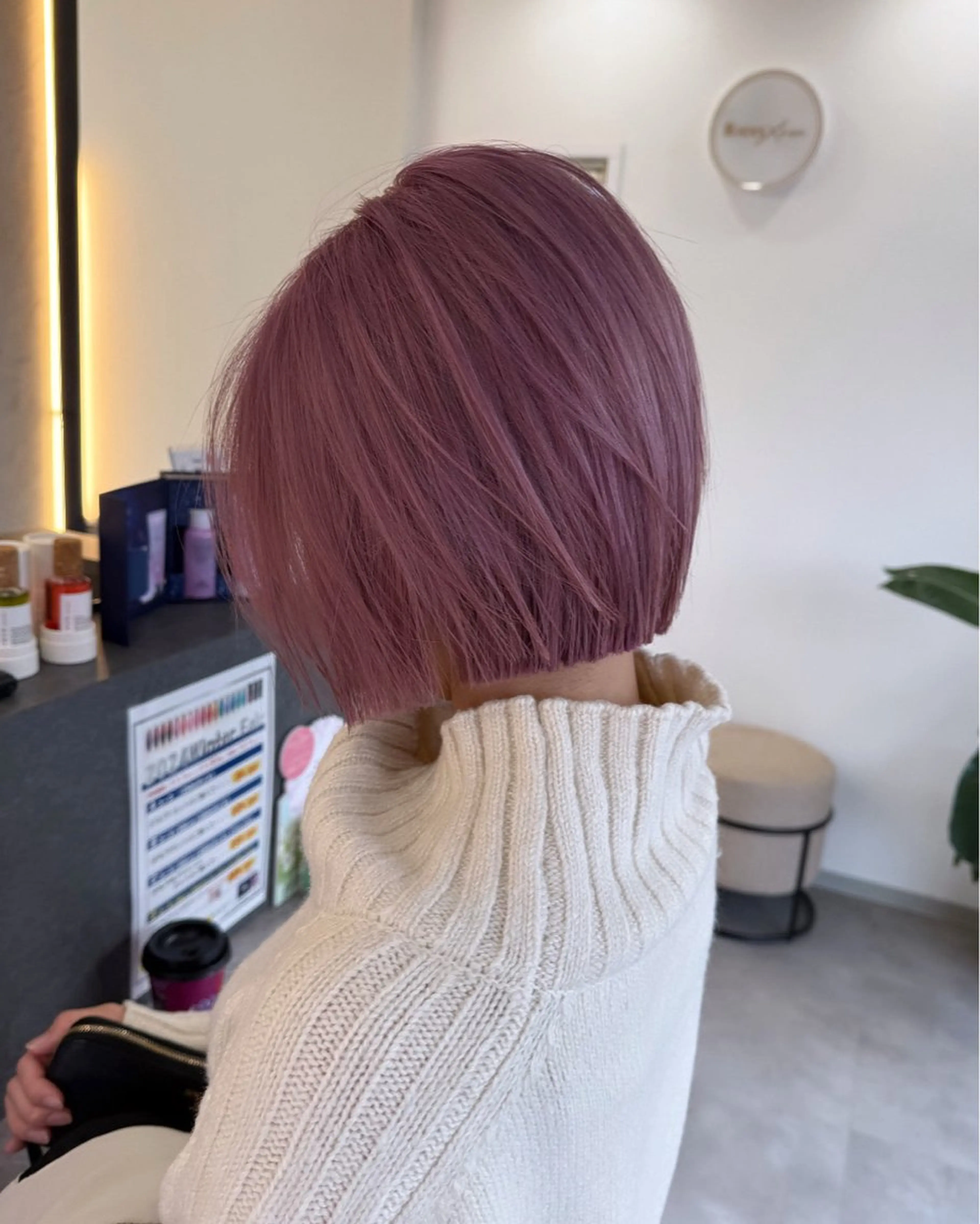 ショート ヘアカラー トリートメント RIENS♡xrea 山本優舞のヘアスタイル