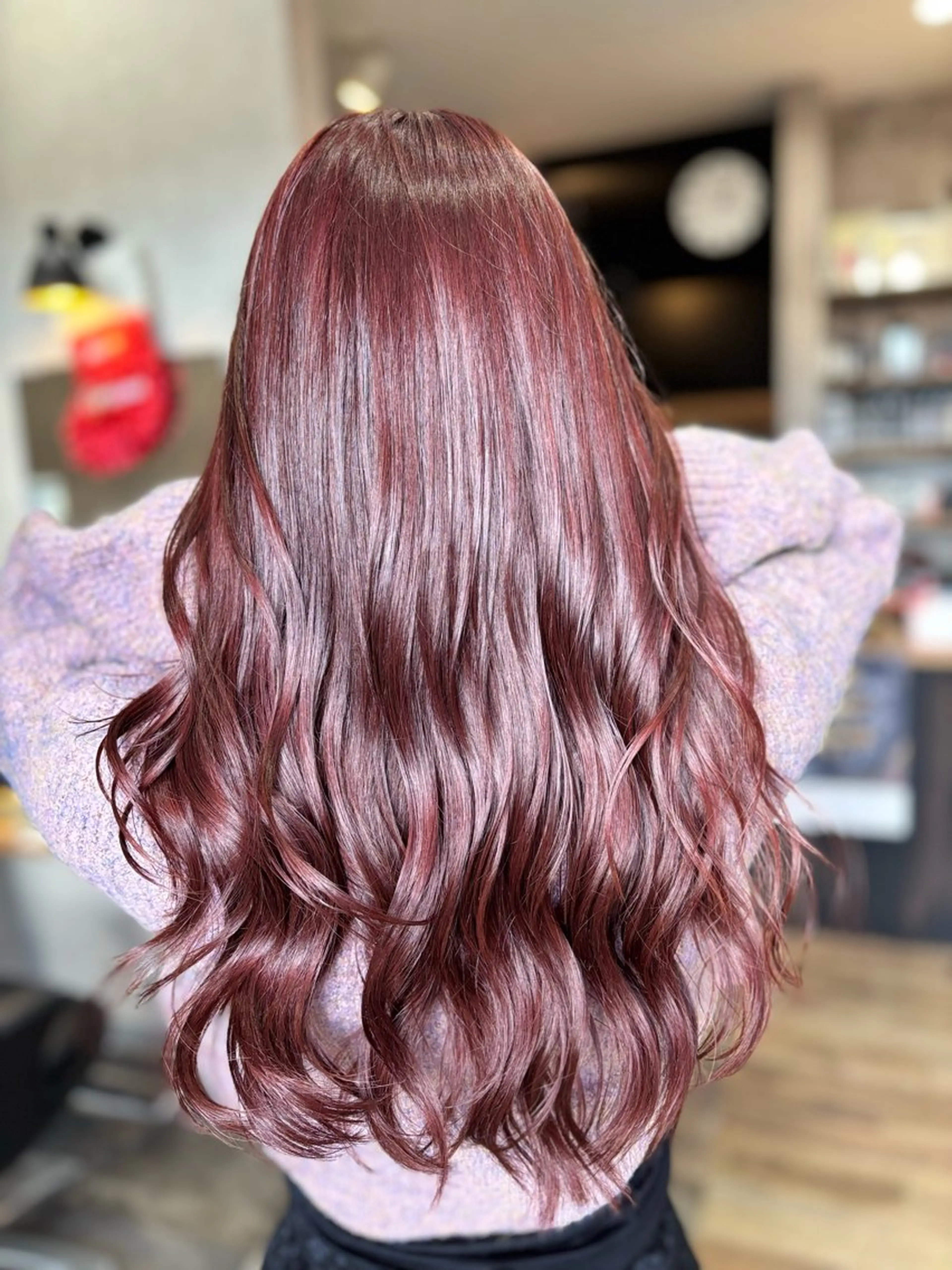 セミロング カット ヘアカラー トリートメント Welila by haku所属・Yuuki ウェリラバイハクのヘアスタイル