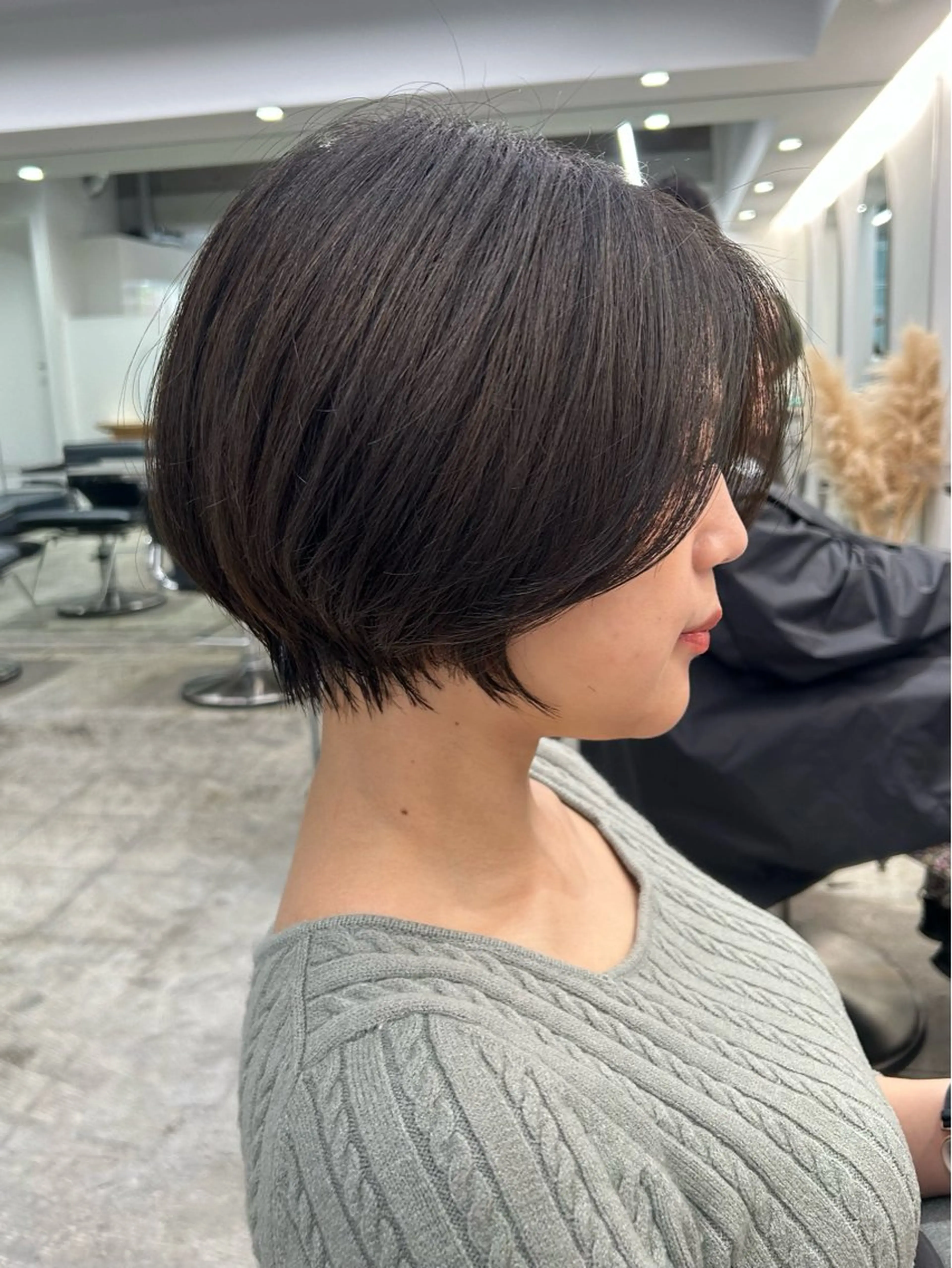 ショート カラー 山下夕月 ショート🫧ボブのヘアスタイル