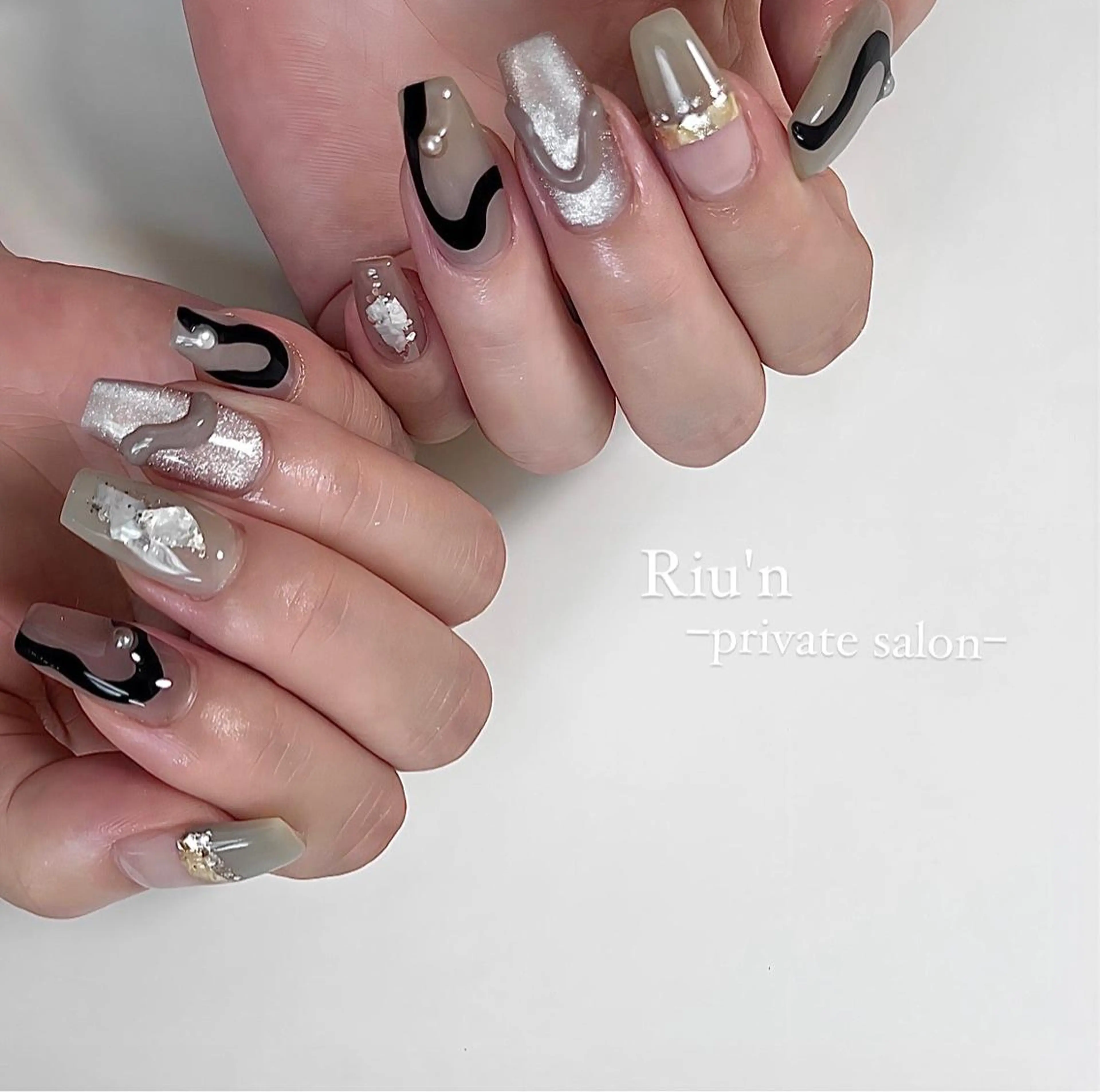 ネイル ハンドネイル Riu*n -private-のネイルデザイン