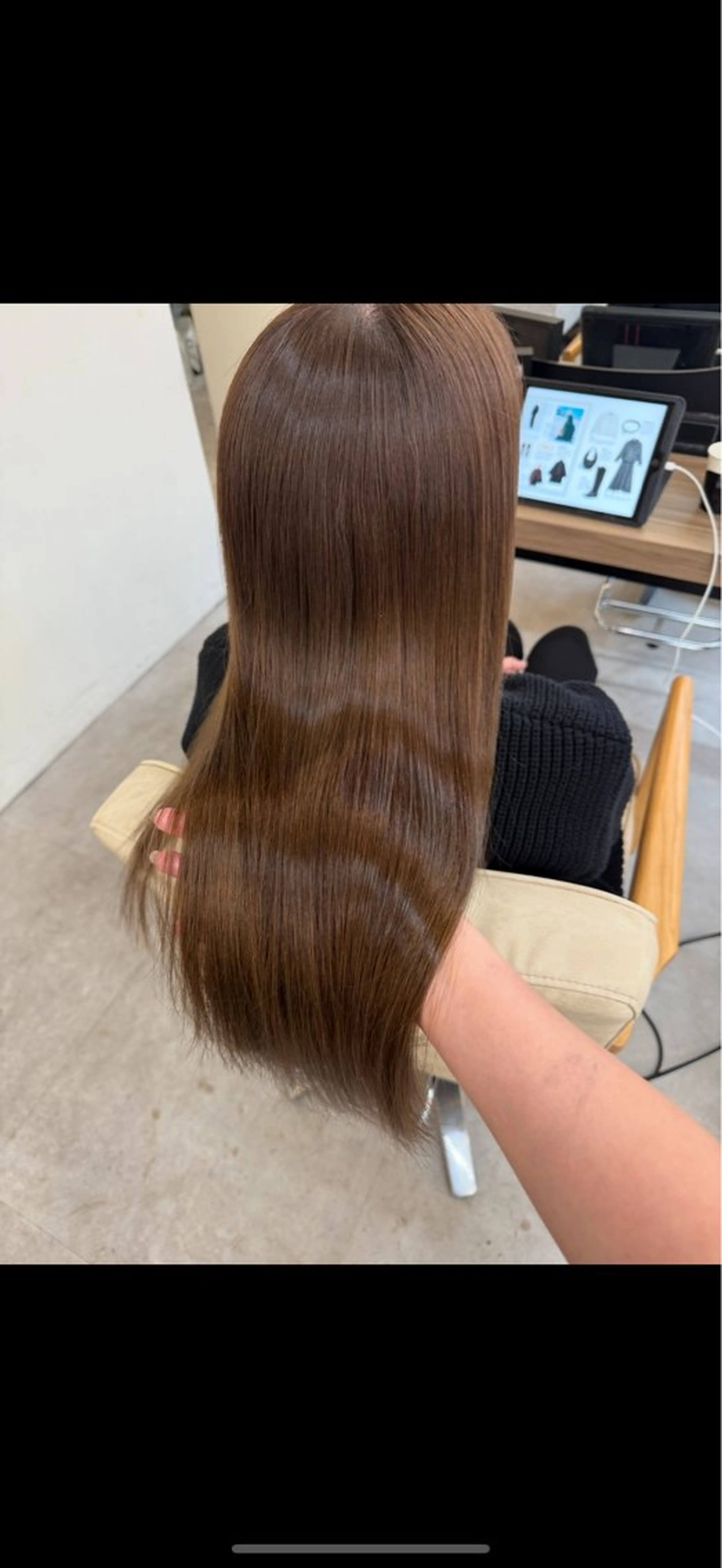 ロング カット ヘアカラー 🫧髪質改善/艶カラ ー/ミディアム🫧のヘアスタイル