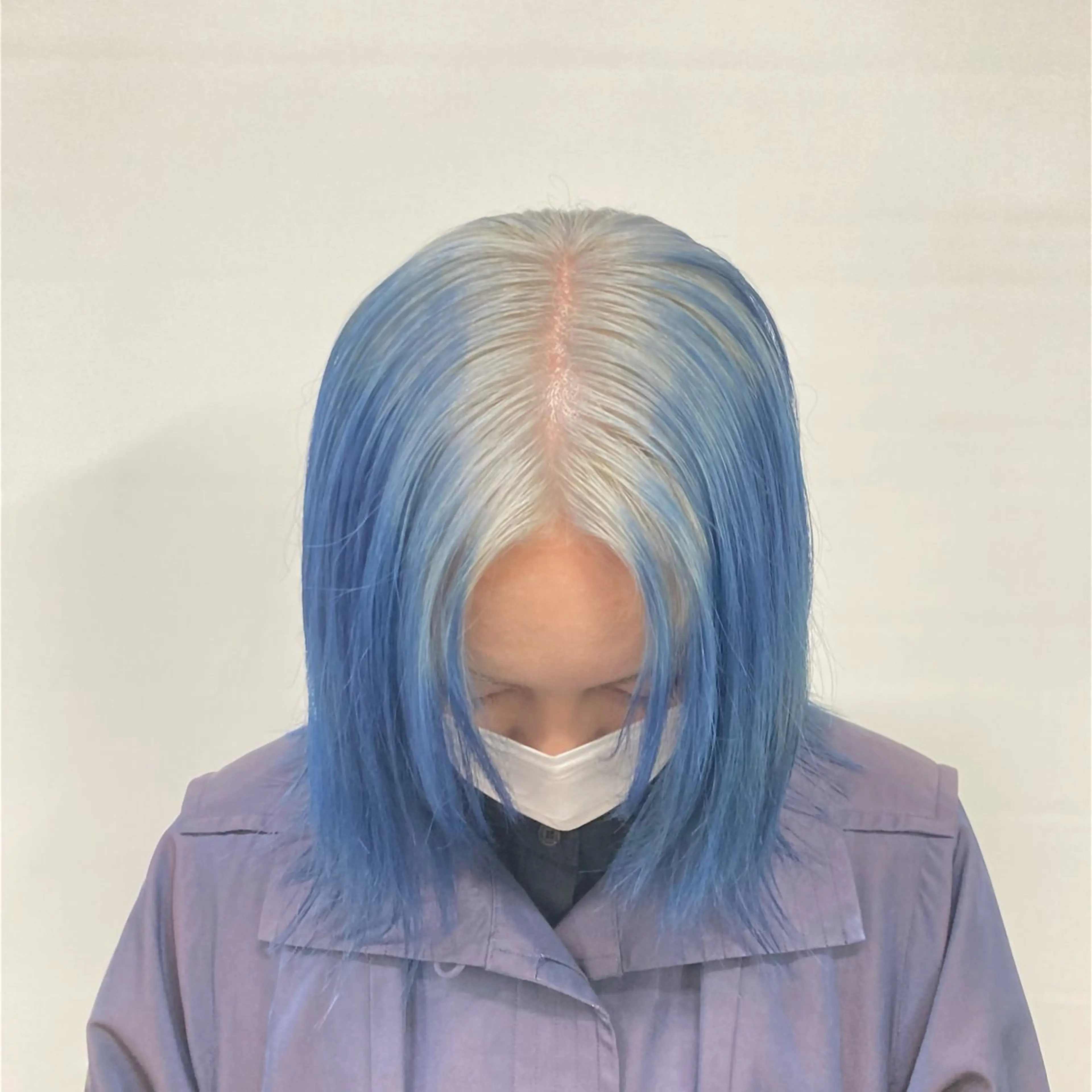 ミディアム カラー カット ヘアカラー トリートメント ウルフレイヤー エクステ/kokiのヘアスタイル