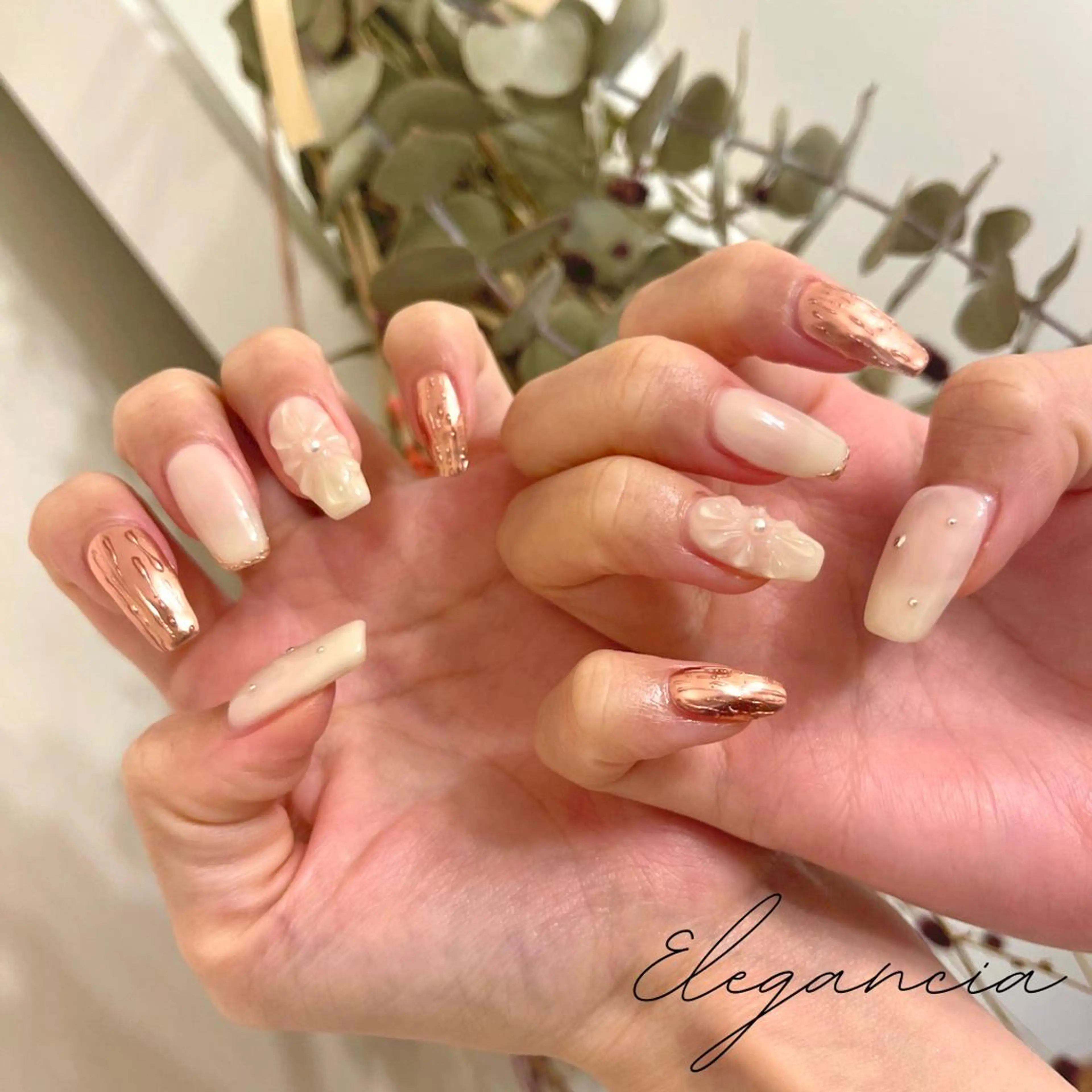 カラー ネイル ハンドネイル Elegancia. Hiromiのネイルデザイン