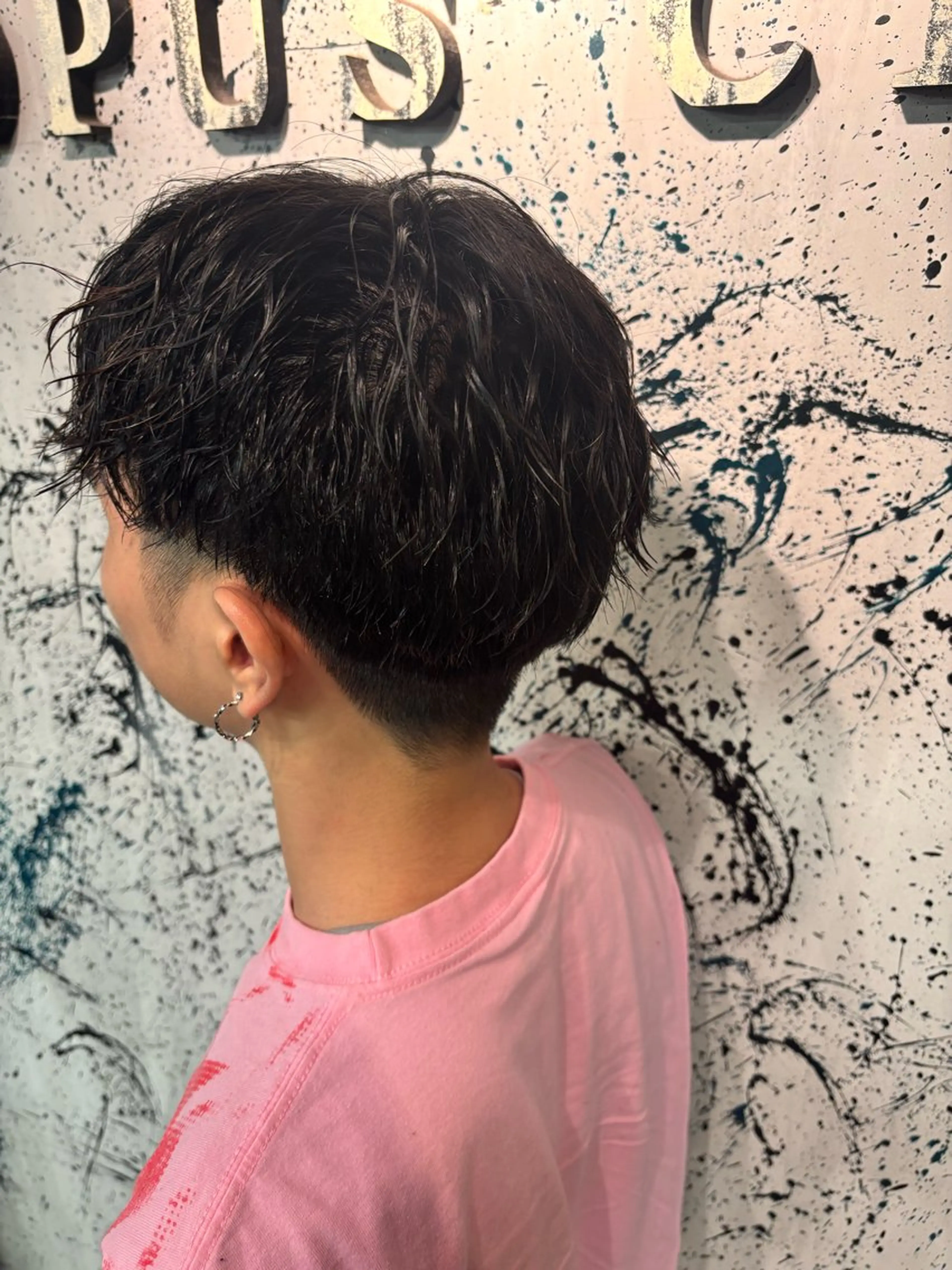 ショート パーマ メンズ メンズパーマ スパイラルパーマ OPUS  CREER所属・小室 友香のヘアスタイル