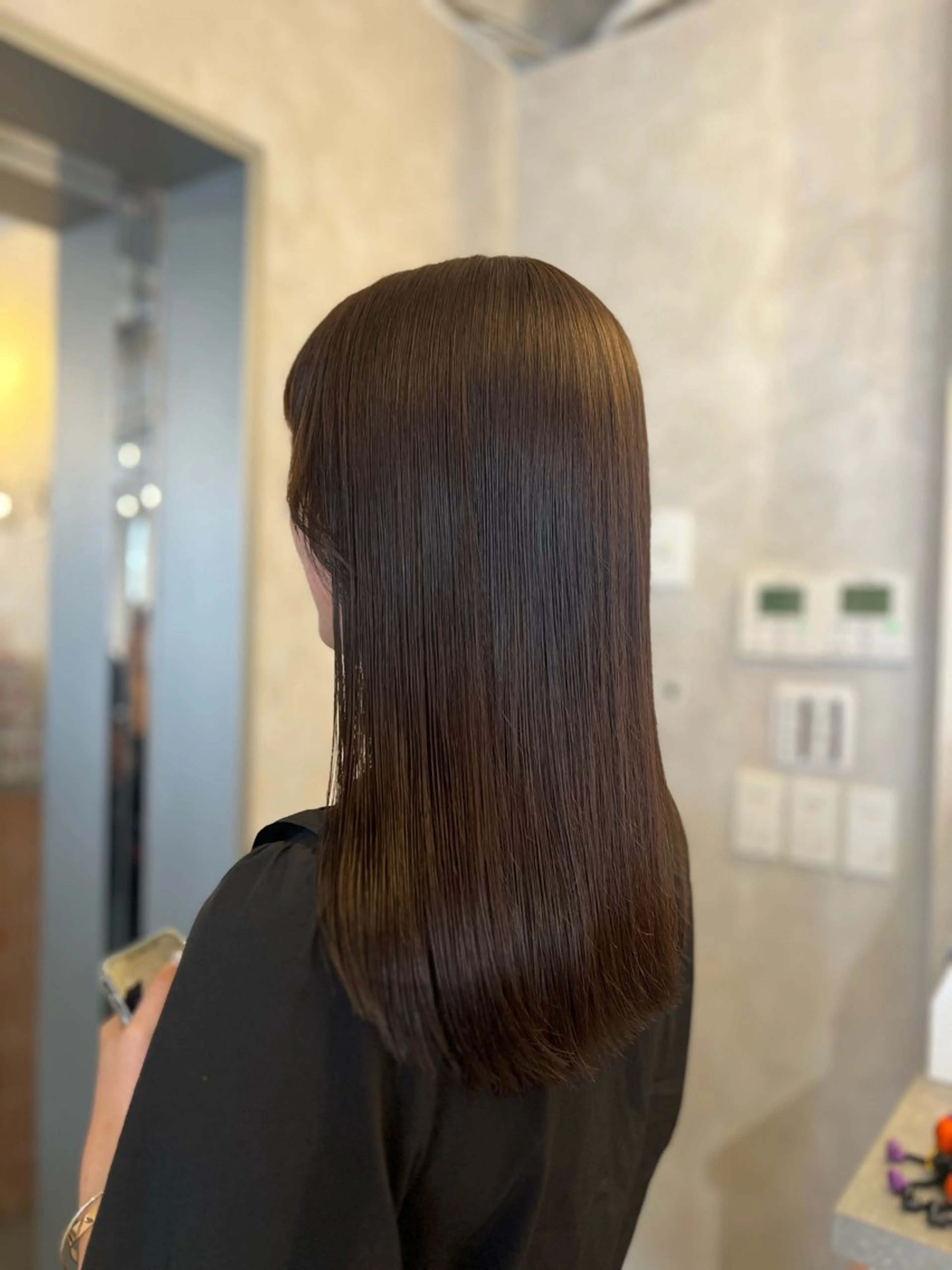 セミロング カラー 透明感カラー ラベンダーカラー 梅田/似合わせボブ /顔周り/RINKAのヘアスタイル