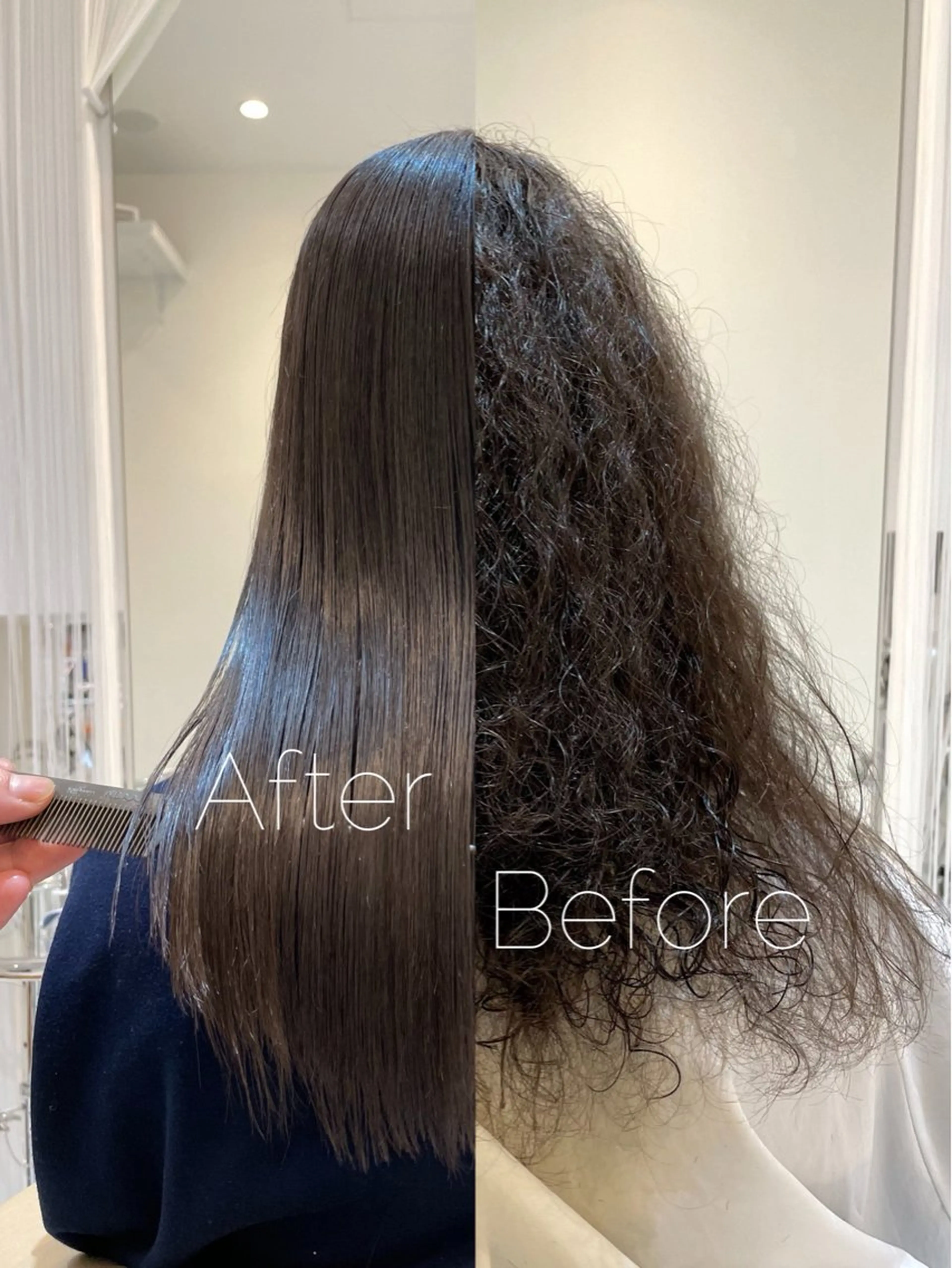 セミロング 髪質改善 トリートメント トリートメント Watai 當間 大知のヘアスタイル