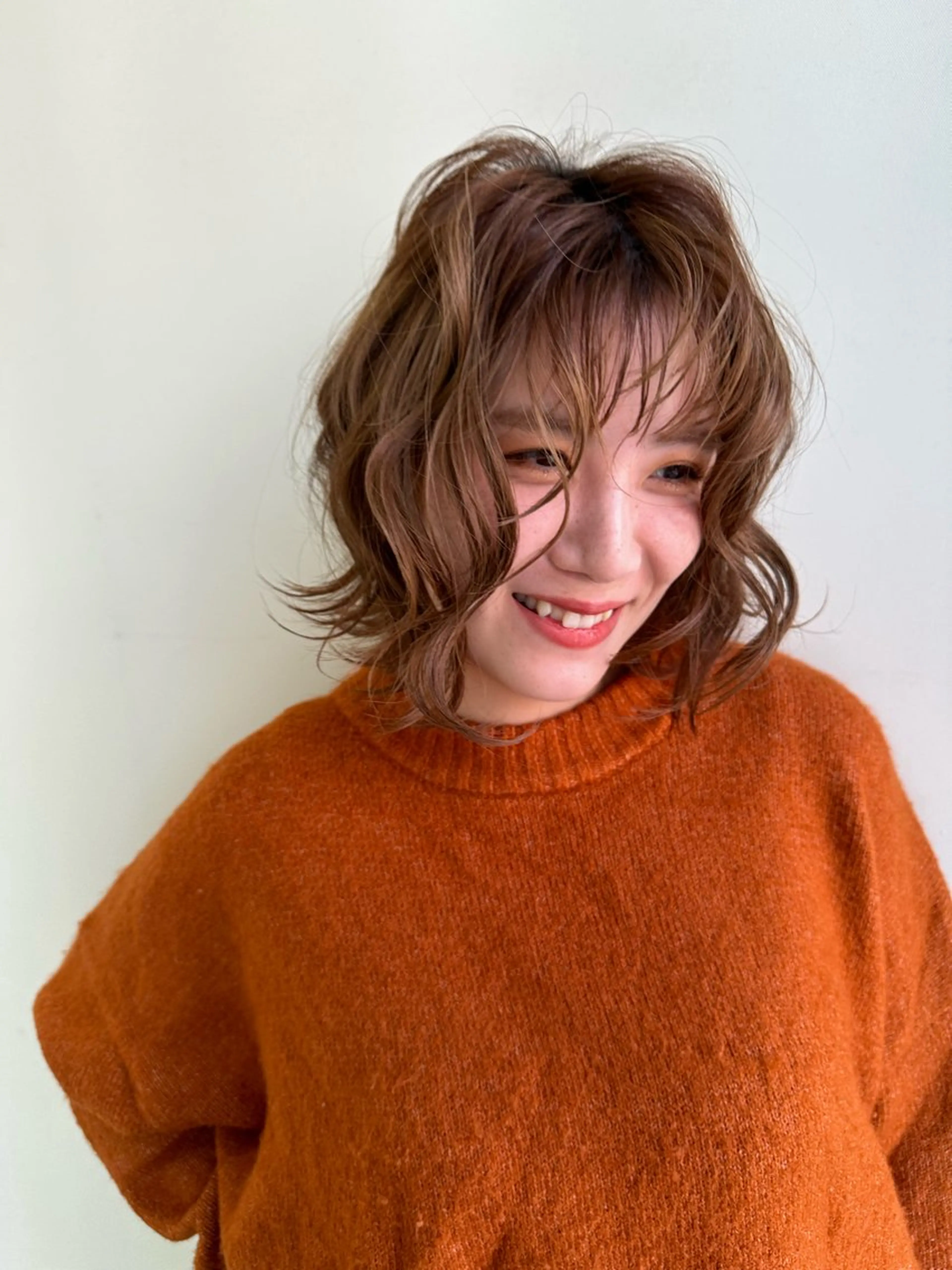 ミディアム カラー ヘアアレンジ 原宿/似合わせ/髪質 改善/レイヤー/優希のヘアスタイル