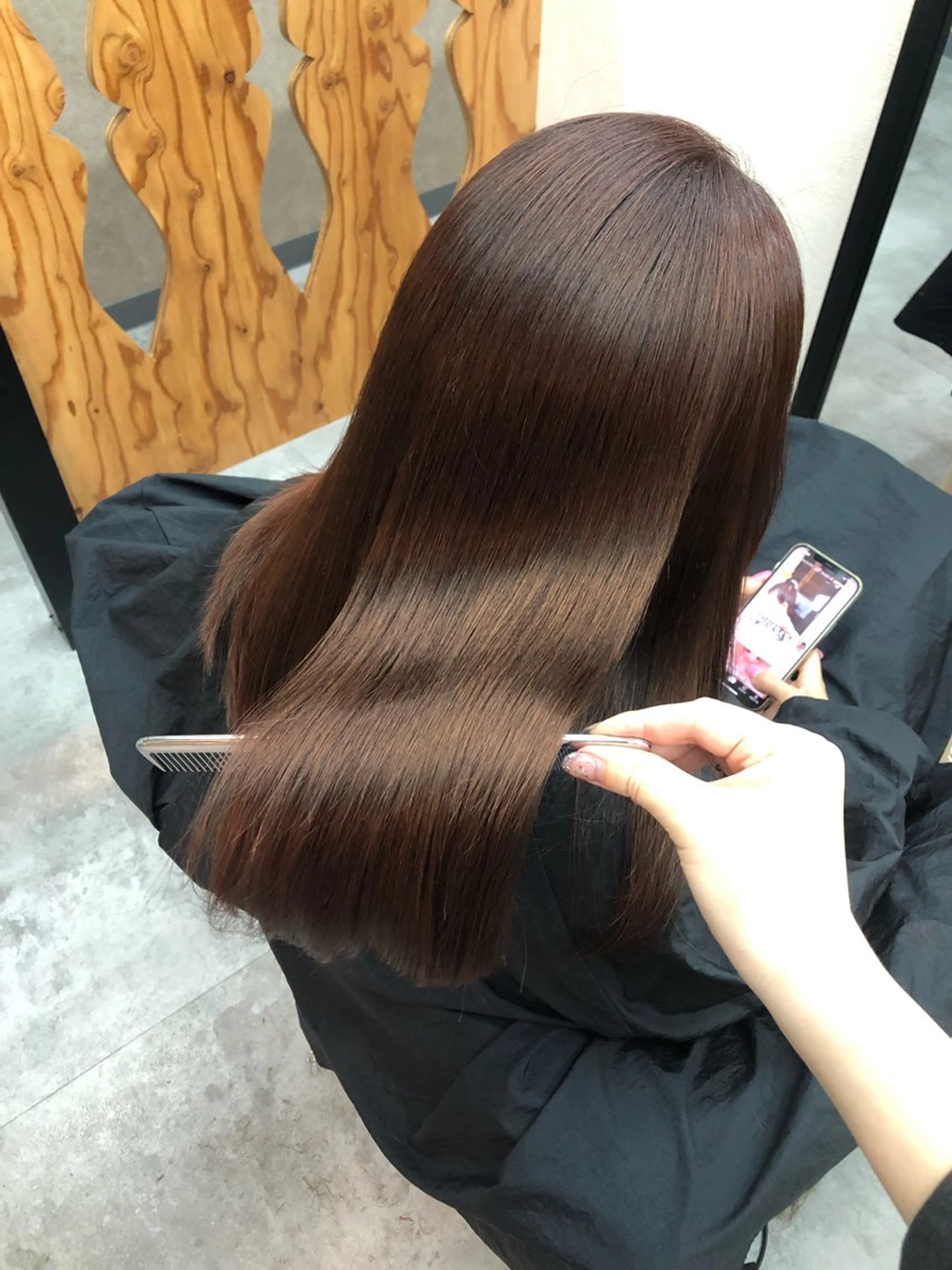 髪の美容整形◎【艶活】 美髪矯正シルクストレートの写真