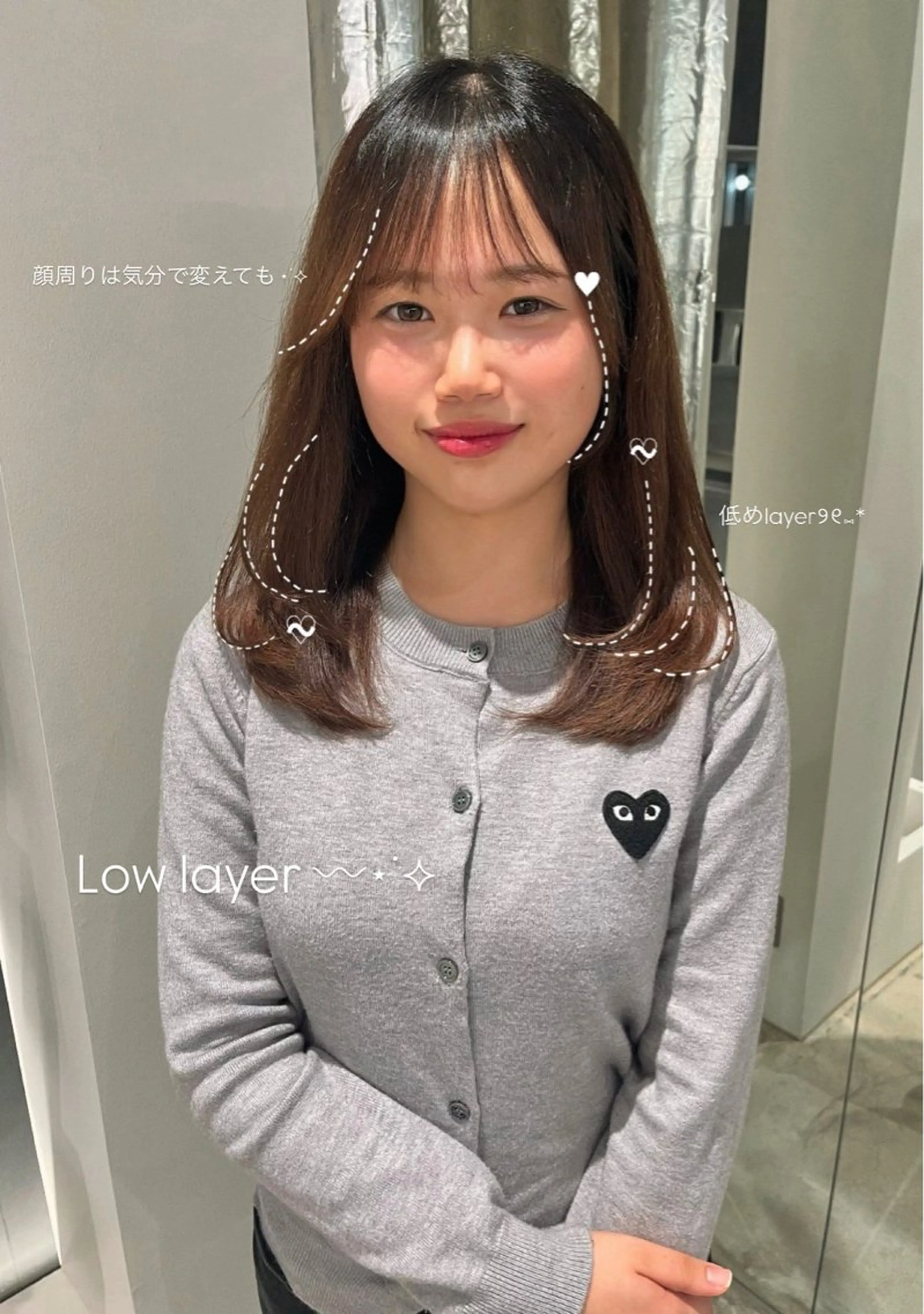 【女性限定モデル🎀  1月 / 7.8.9.21.22.23】ミディアムカット＋カラーモデルの写真