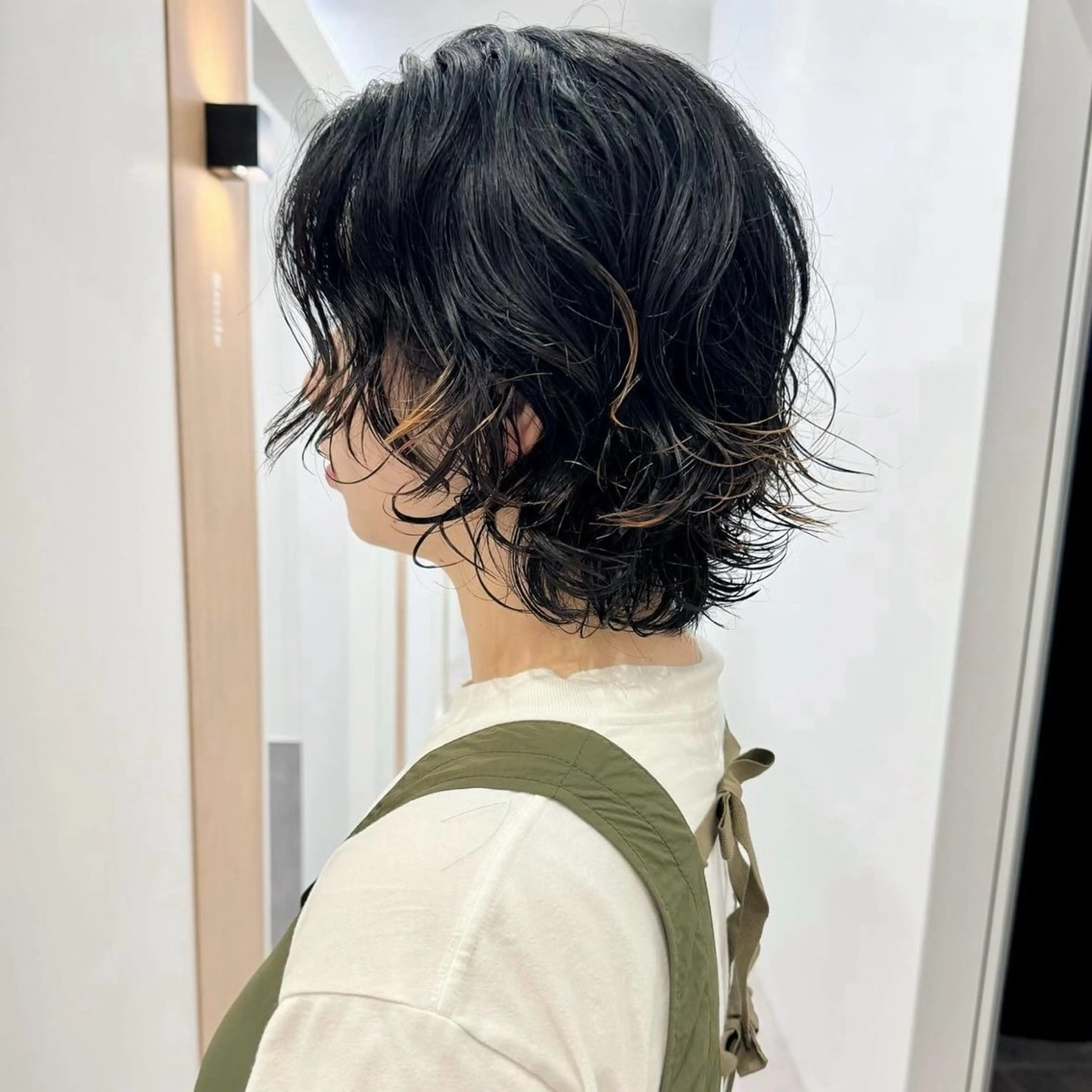 ミディアム パーマ ミディアムパーマ ウルフカット gotoday shaire salon 神戸三宮所属・ショート/パーマ/ MIOのヘアスタイル