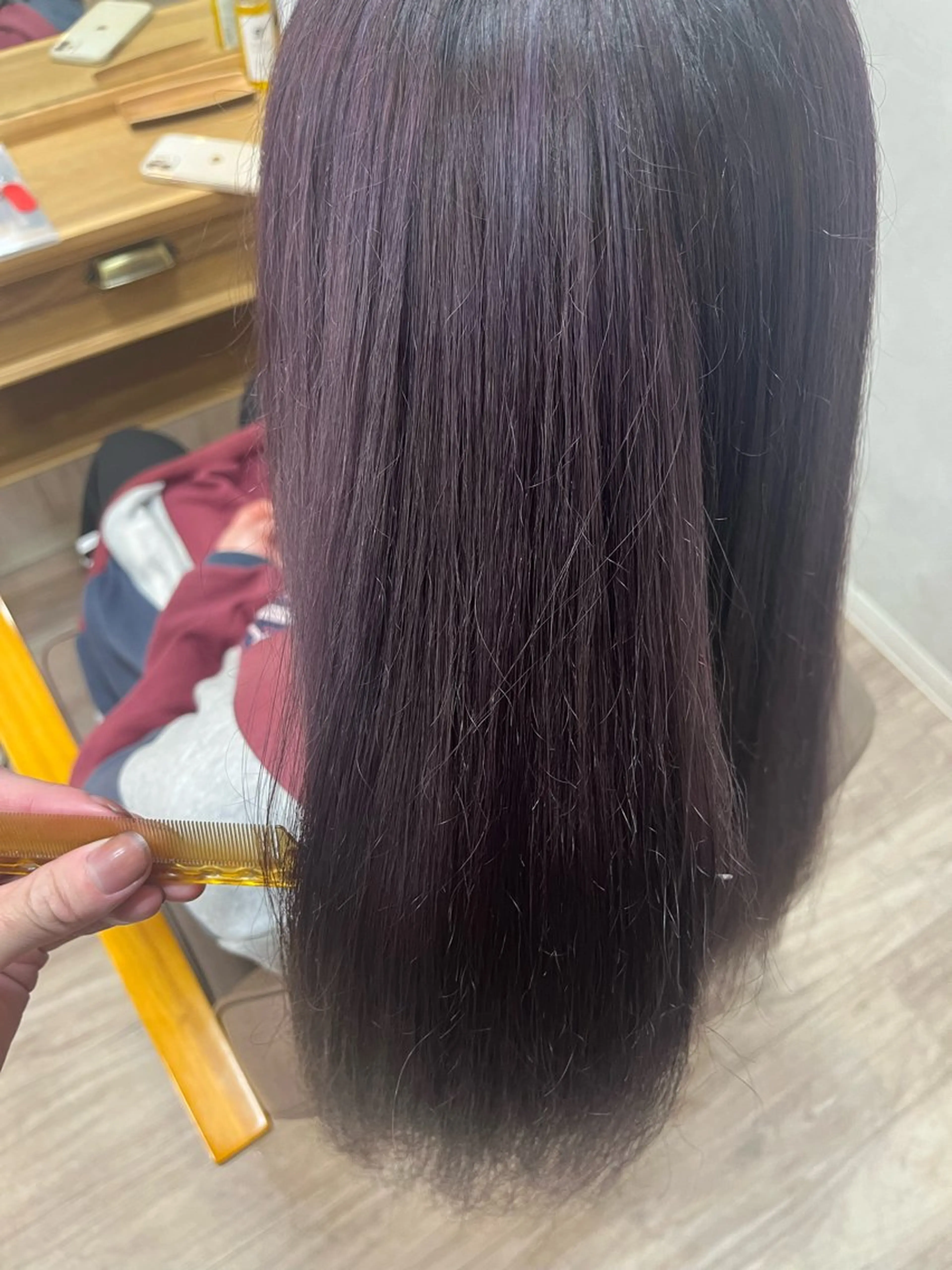 セミロング カラー ヘアカラー トリートメント TELAHAIR研究学園店所属・TELAHAIR 副店長 永田のヘアスタイル