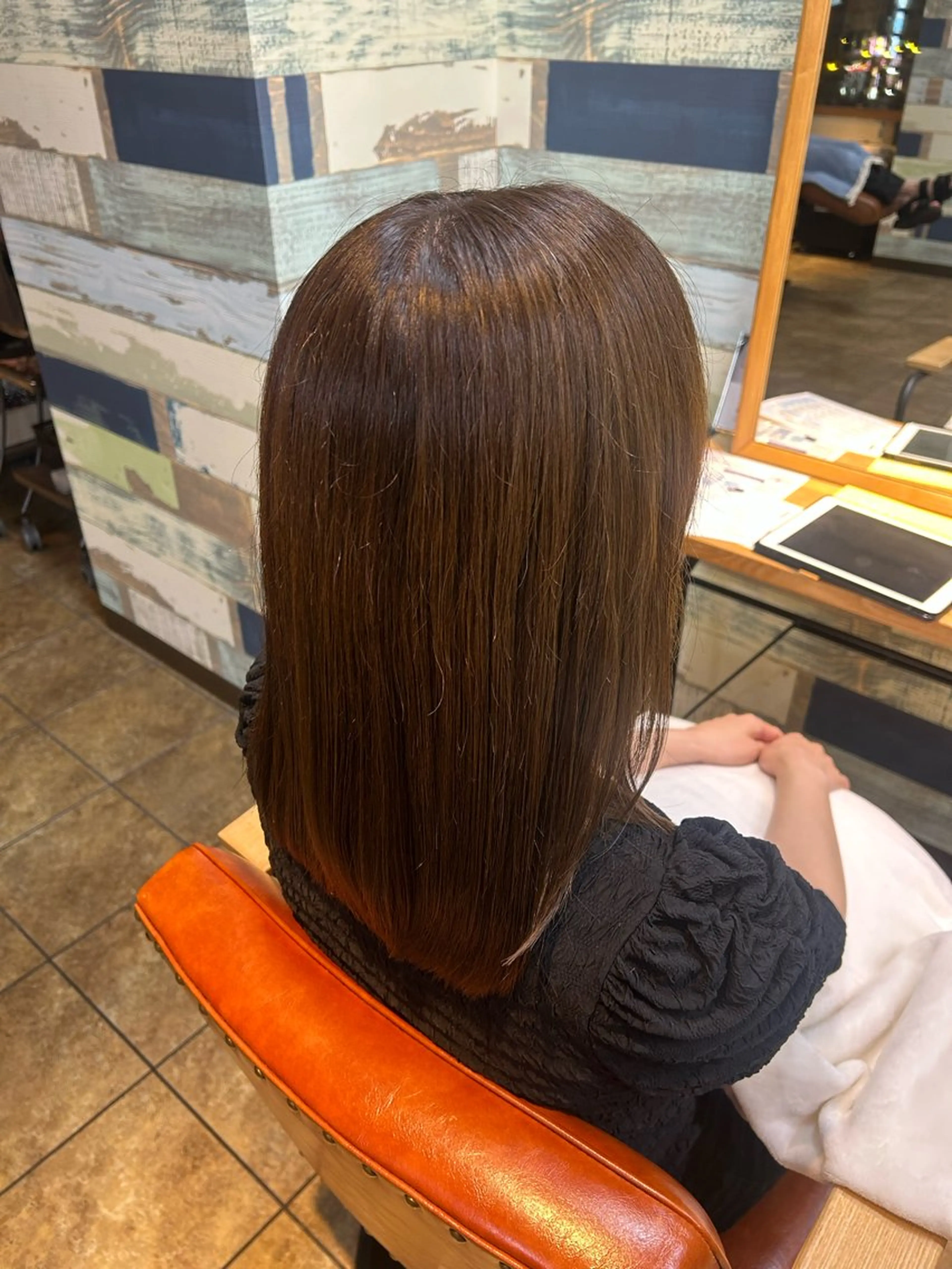 セミロング カラー ショート🫧🩵 林　菜々美のヘアスタイル