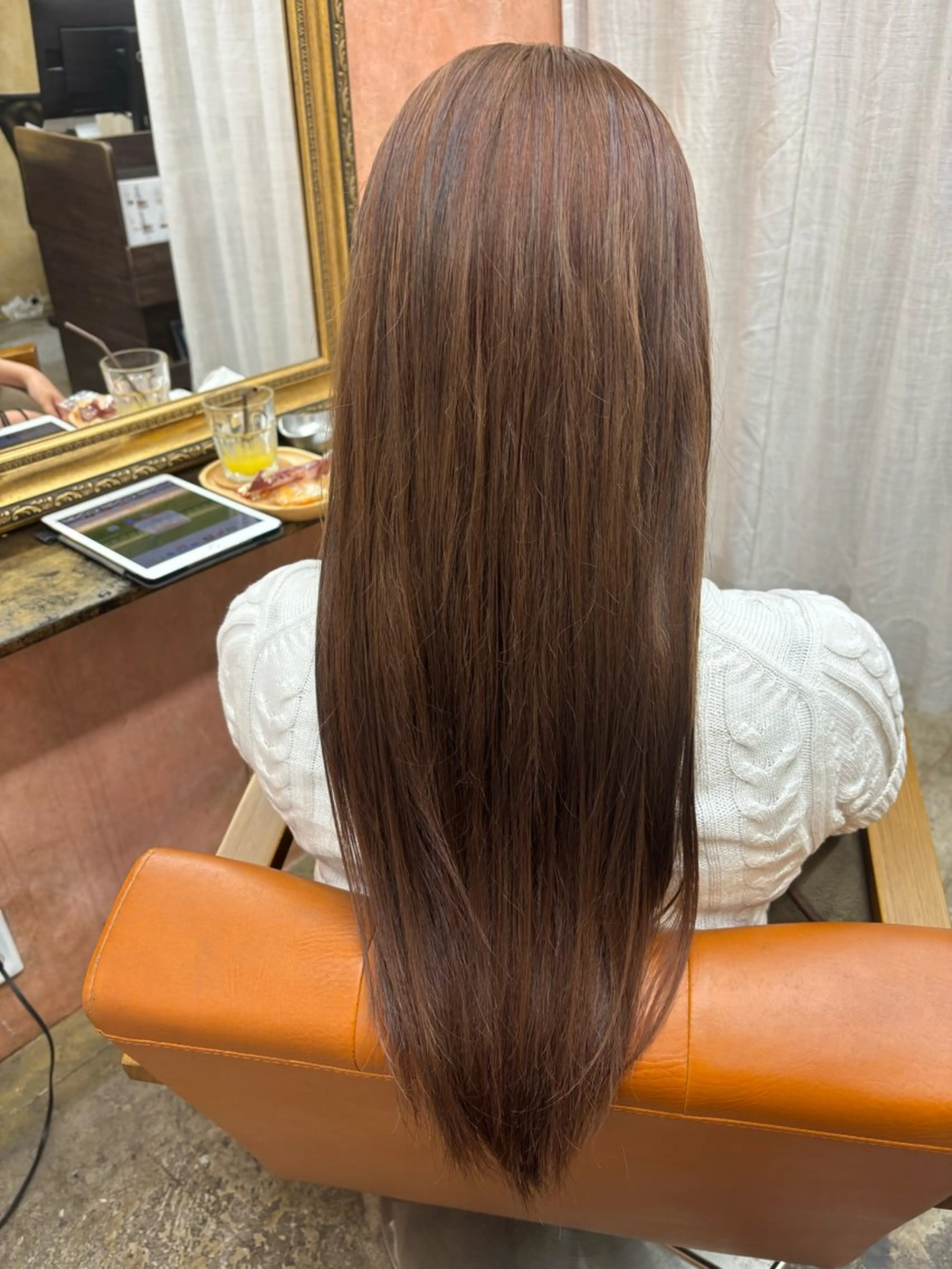 ヘアカラー 大本 涼風のヘアスタイル