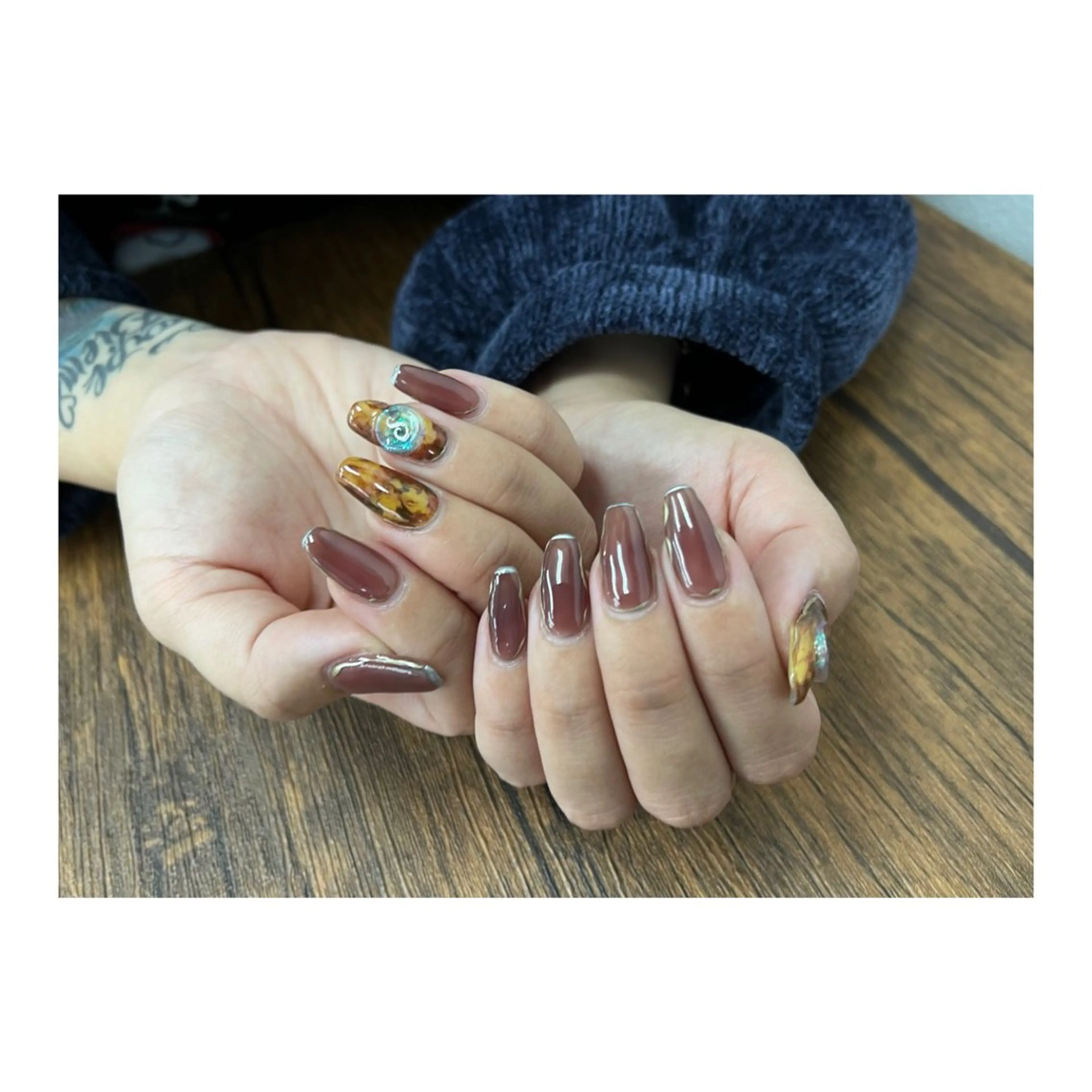 ネイル ハンドネイル M nail 個人サロン𓆉♥︎のネイルデザイン
