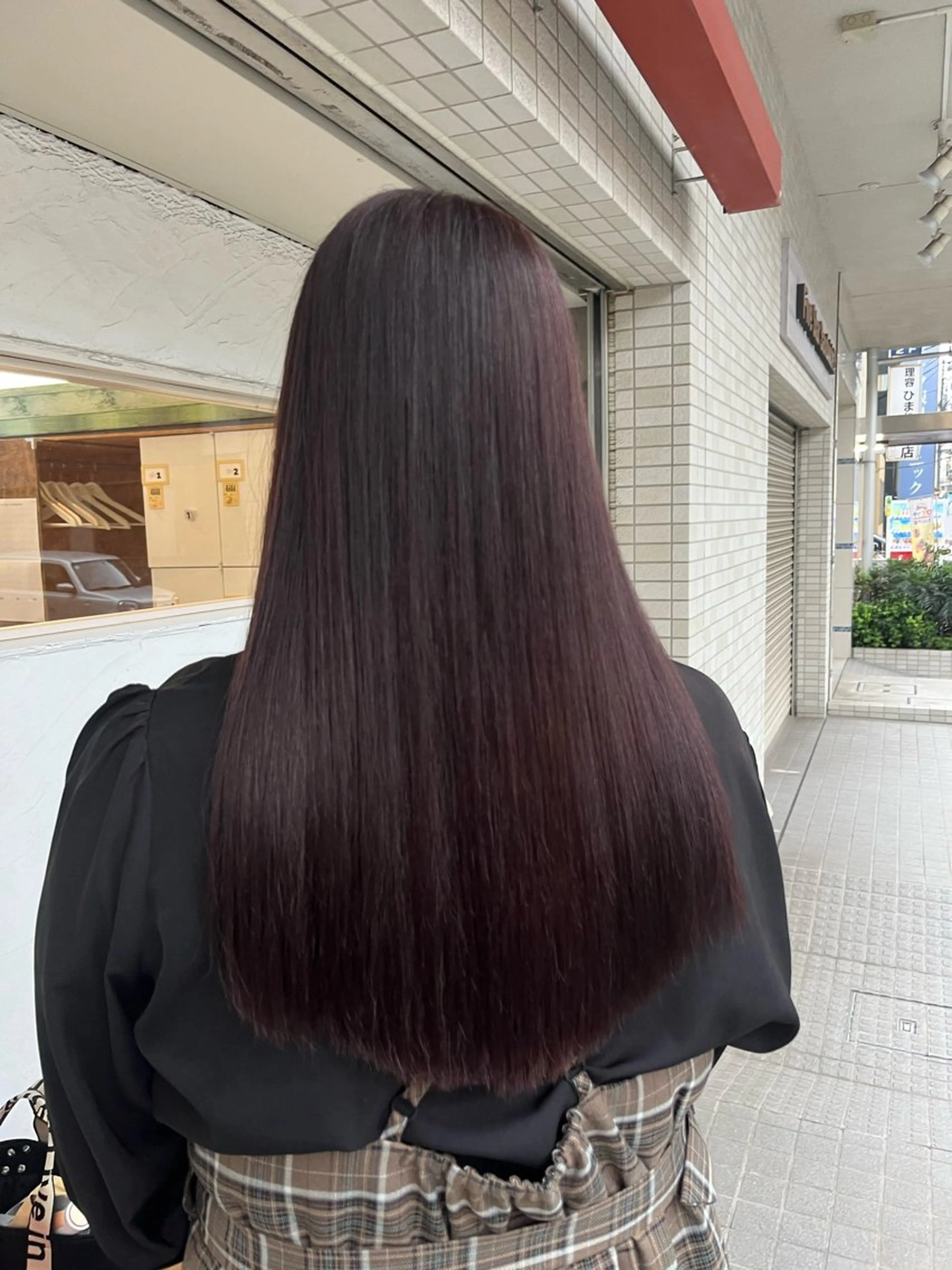 ロング ヘアカラー 正分 真美のヘアスタイル